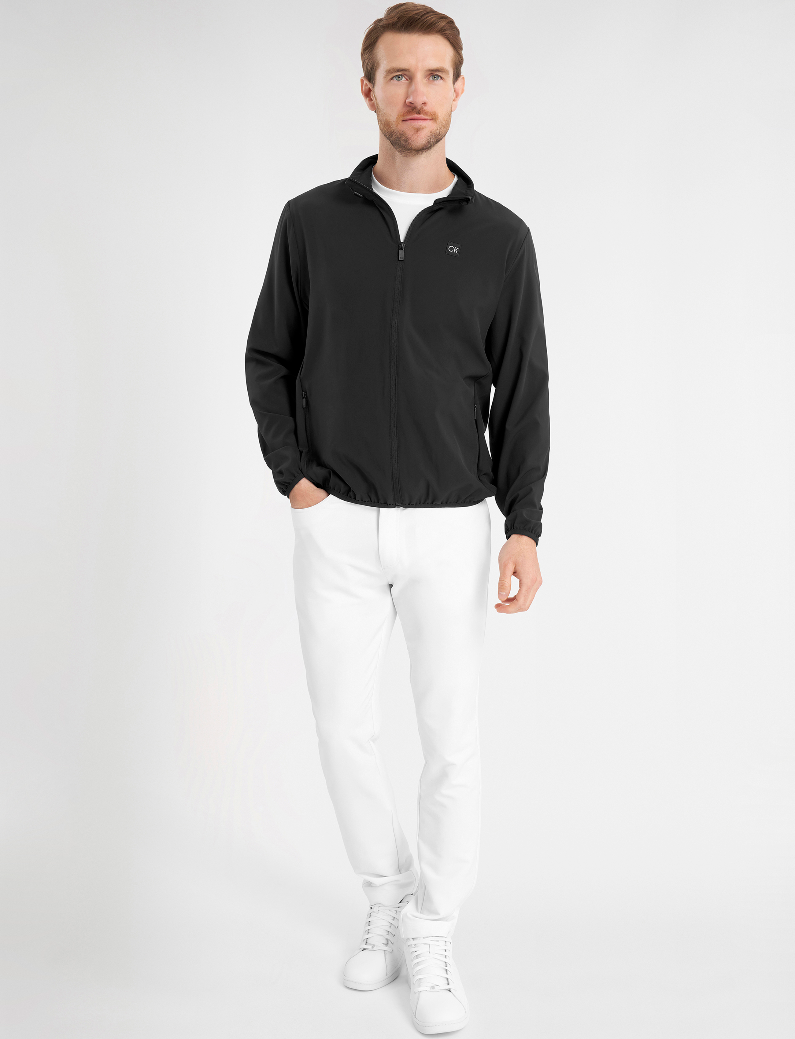 Calvin Klein Golf - MOTION FULL ZIP WINDBREAKER - black - 3