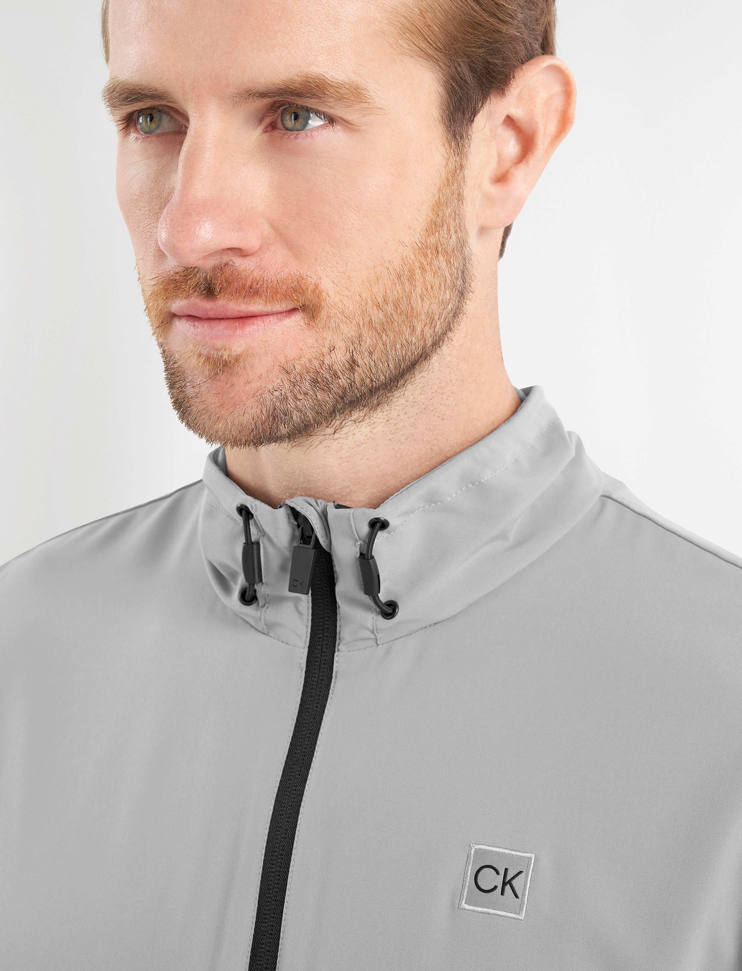 Calvin Klein Golf - MOTION FULL ZIP WINDBREAKER - silver - 4