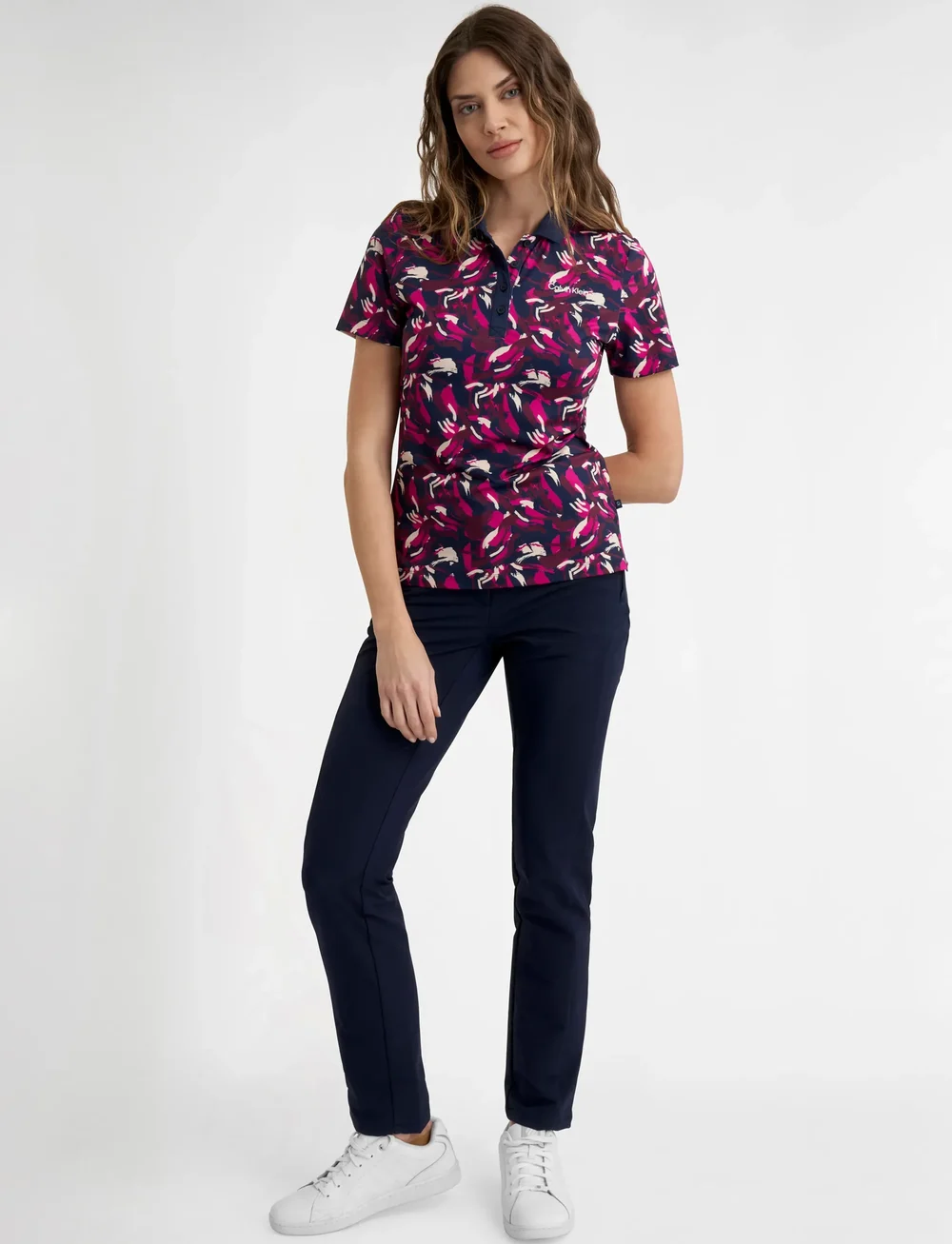 Calvin Klein Golf - BRUSHSTROKE PRINTED POLO - toppe & t-shirts - prt - 3