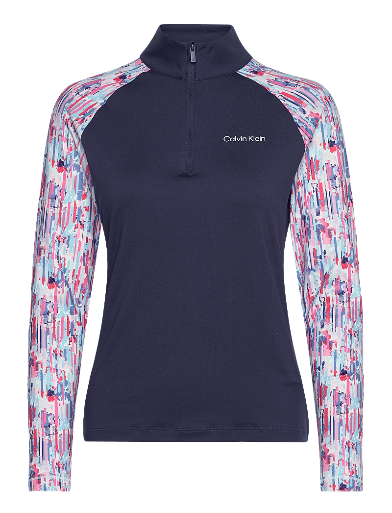 Calvin Klein Golf - DAKOTA QUARTER ZIP TOP - oberteile - glitch print - 0