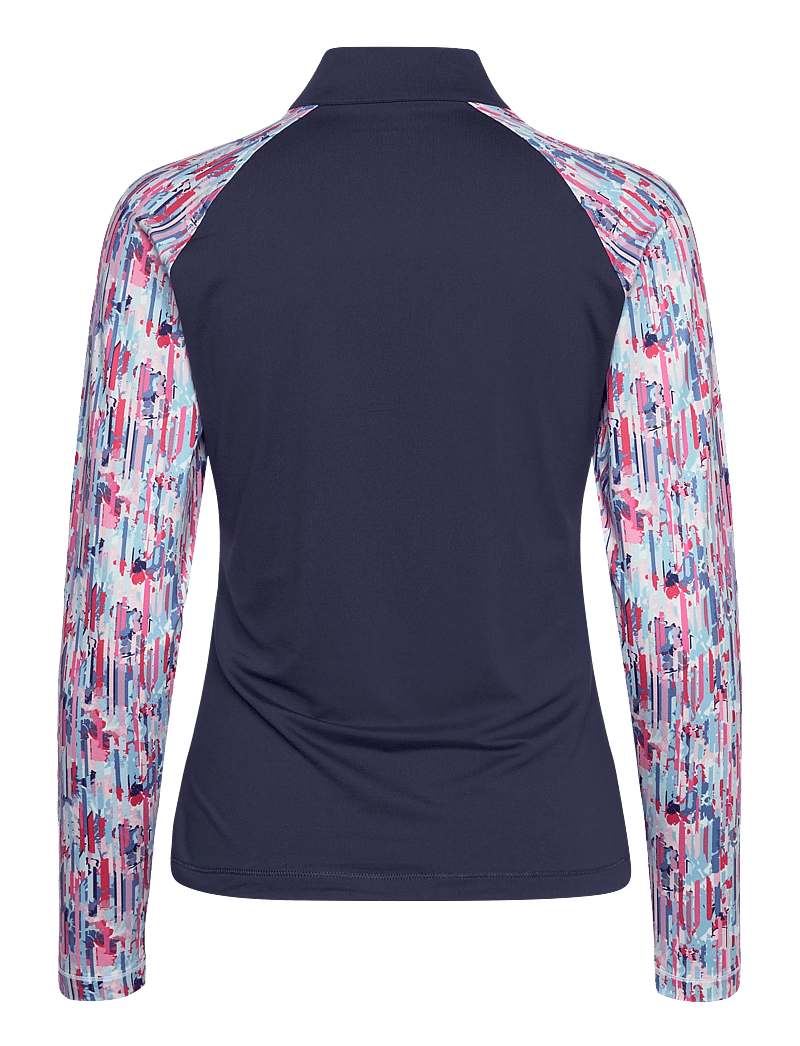 Calvin Klein Golf - DAKOTA QUARTER ZIP TOP - oberteile - glitch print - 1