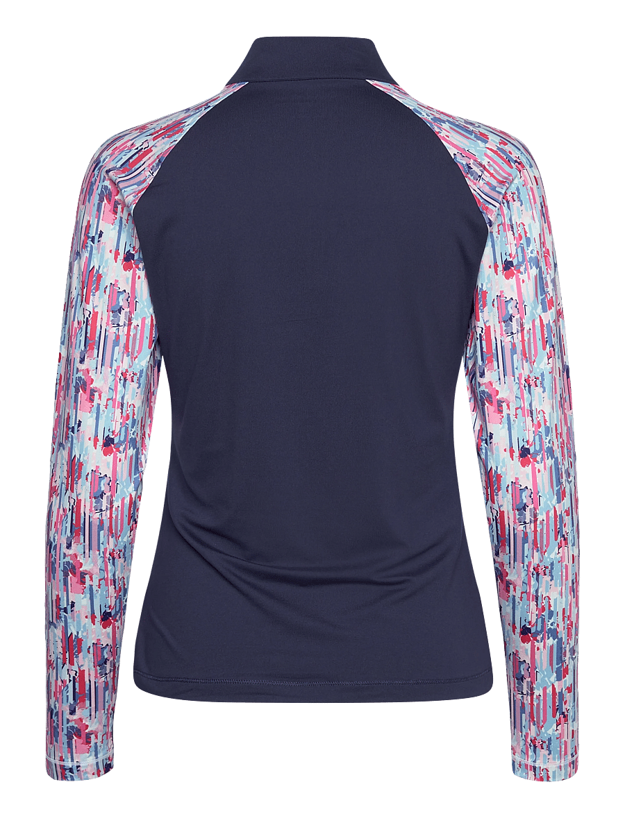 Calvin Klein Golf - DAKOTA QUARTER ZIP TOP - Överdelar - glitch print - 1