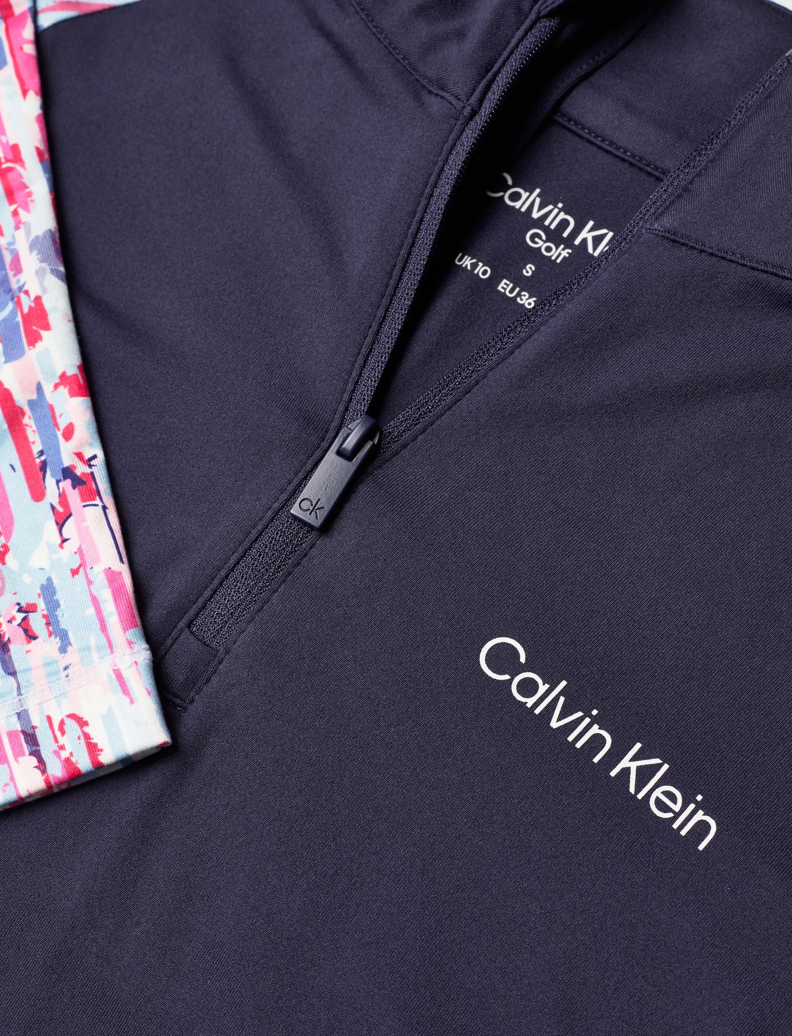 Calvin Klein Golf - DAKOTA QUARTER ZIP TOP - tops - glitch print - 2