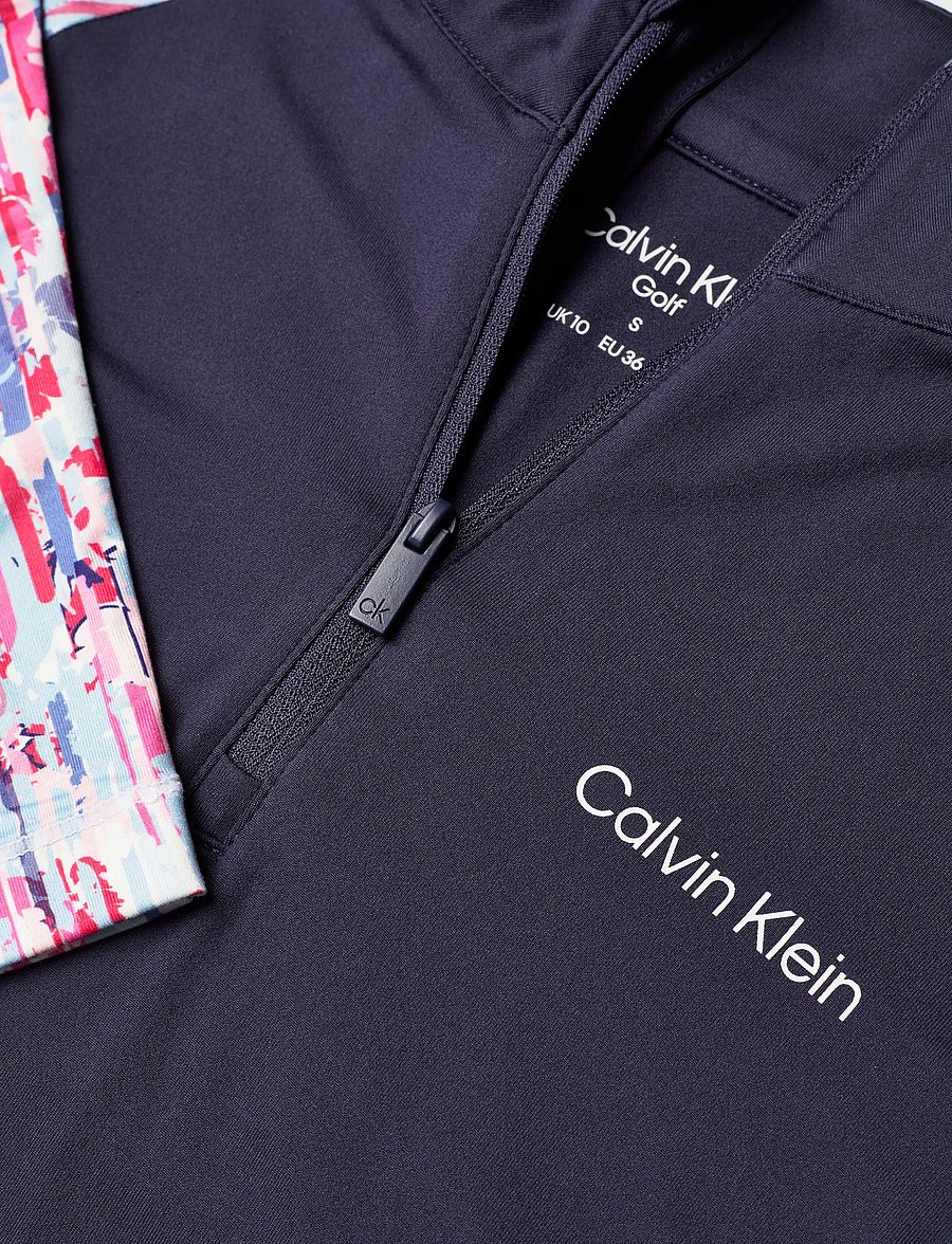 Calvin Klein Golf - DAKOTA QUARTER ZIP TOP - Överdelar - glitch print - 2