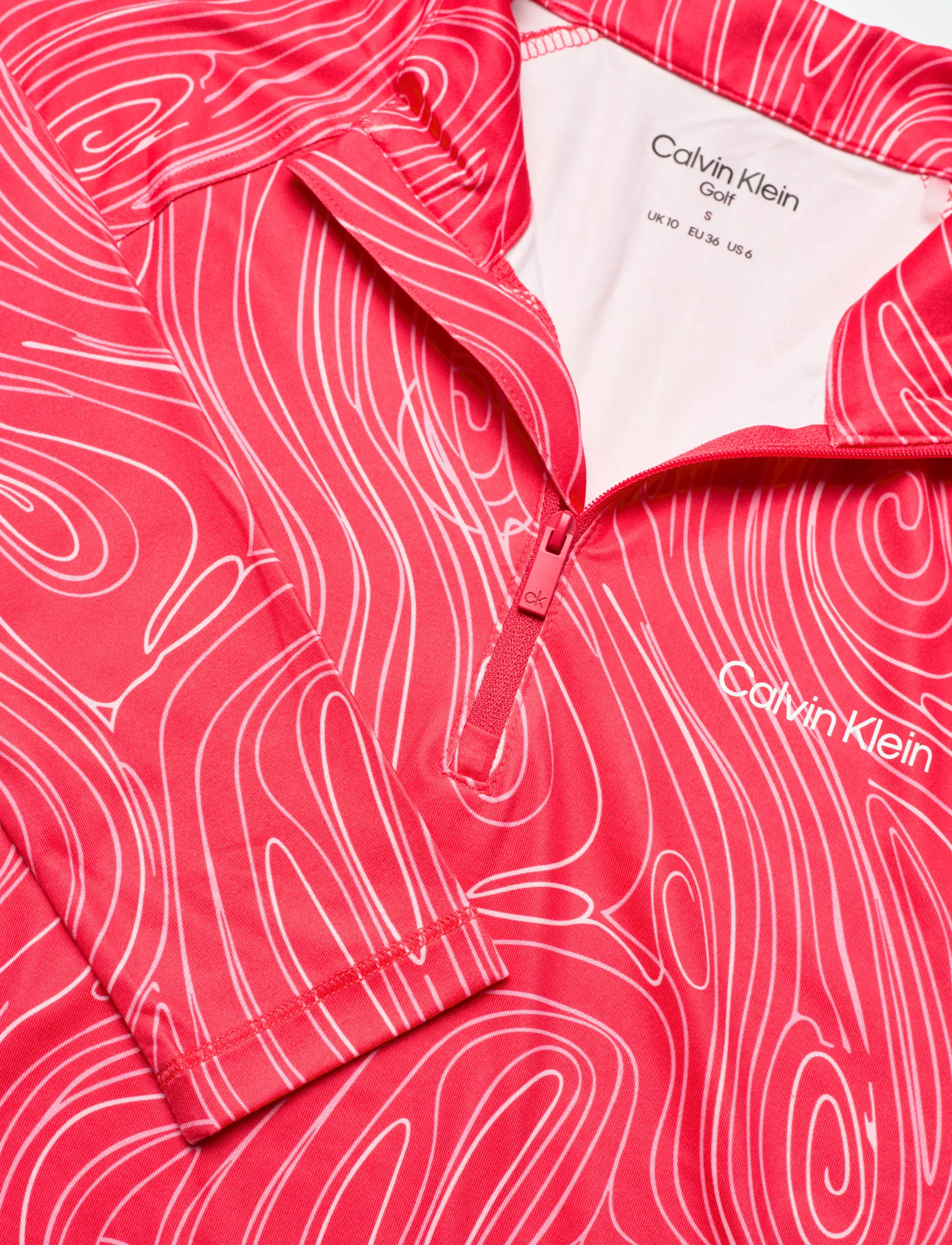 Calvin Klein Golf - DAKOTA QUARTER ZIP TOP - alussärgid - marble print - 2