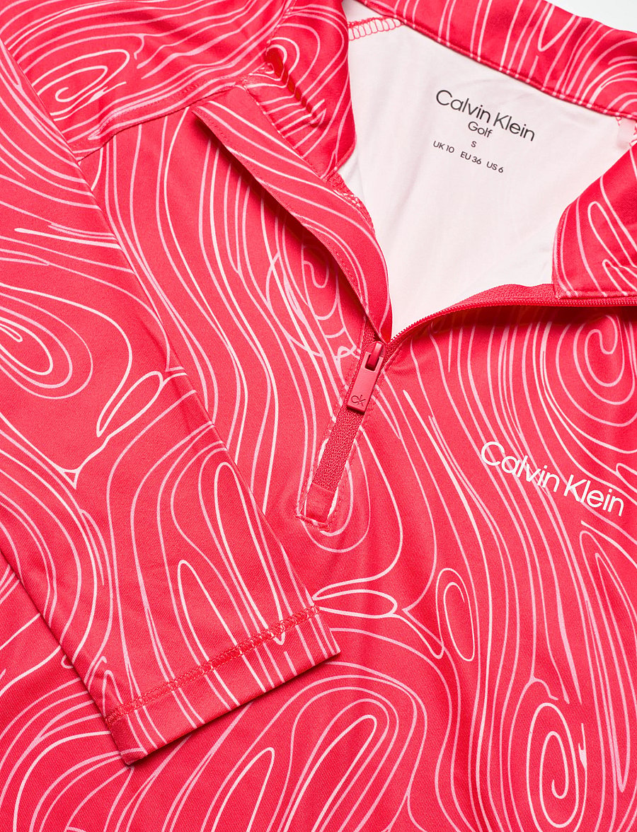 Calvin Klein Golf - DAKOTA QUARTER ZIP TOP - alussärgid - marble print - 2