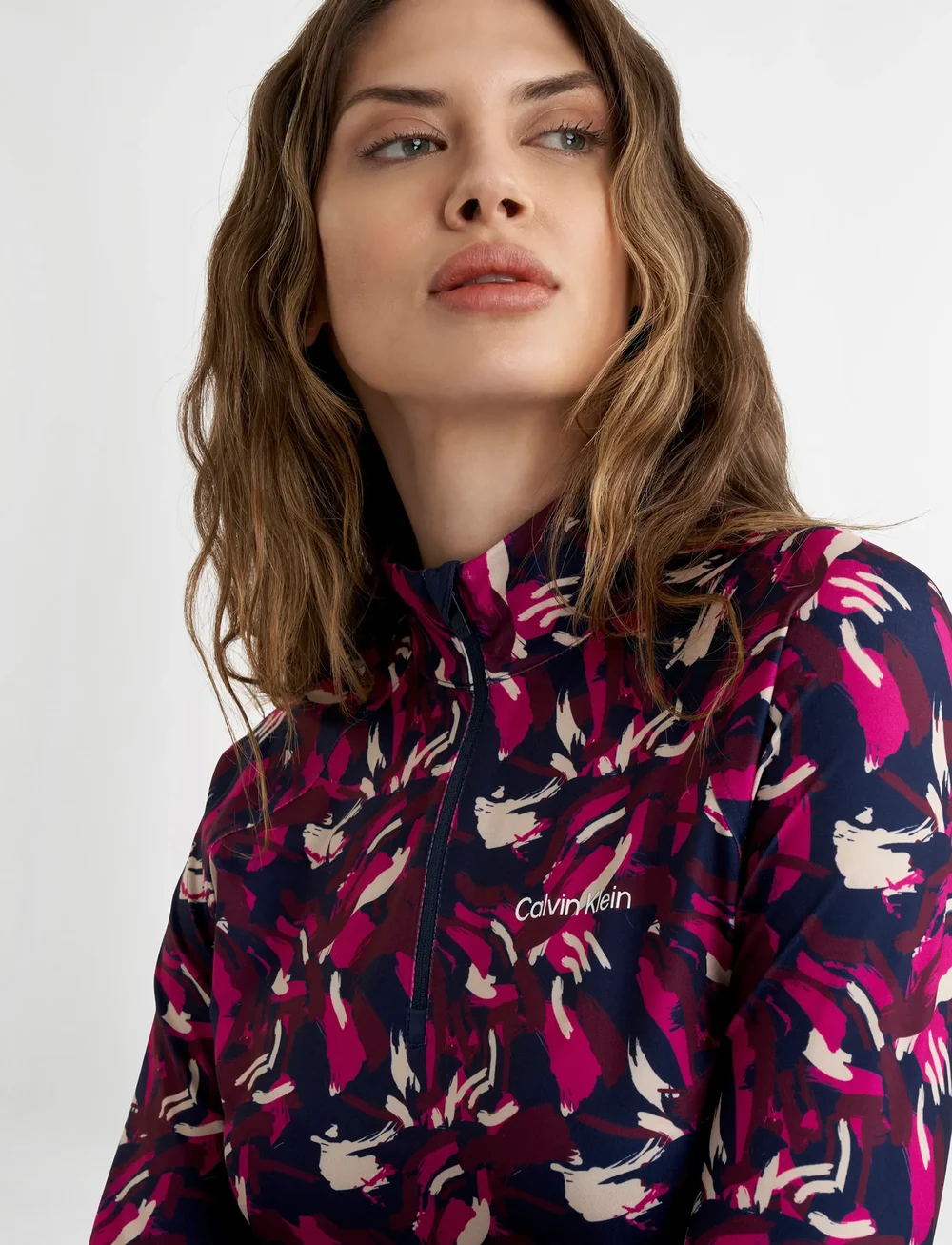 Calvin Klein Golf - DAKOTA QUARTER ZIP TOP - aluskihina kantavad alussärgid - prt - 4