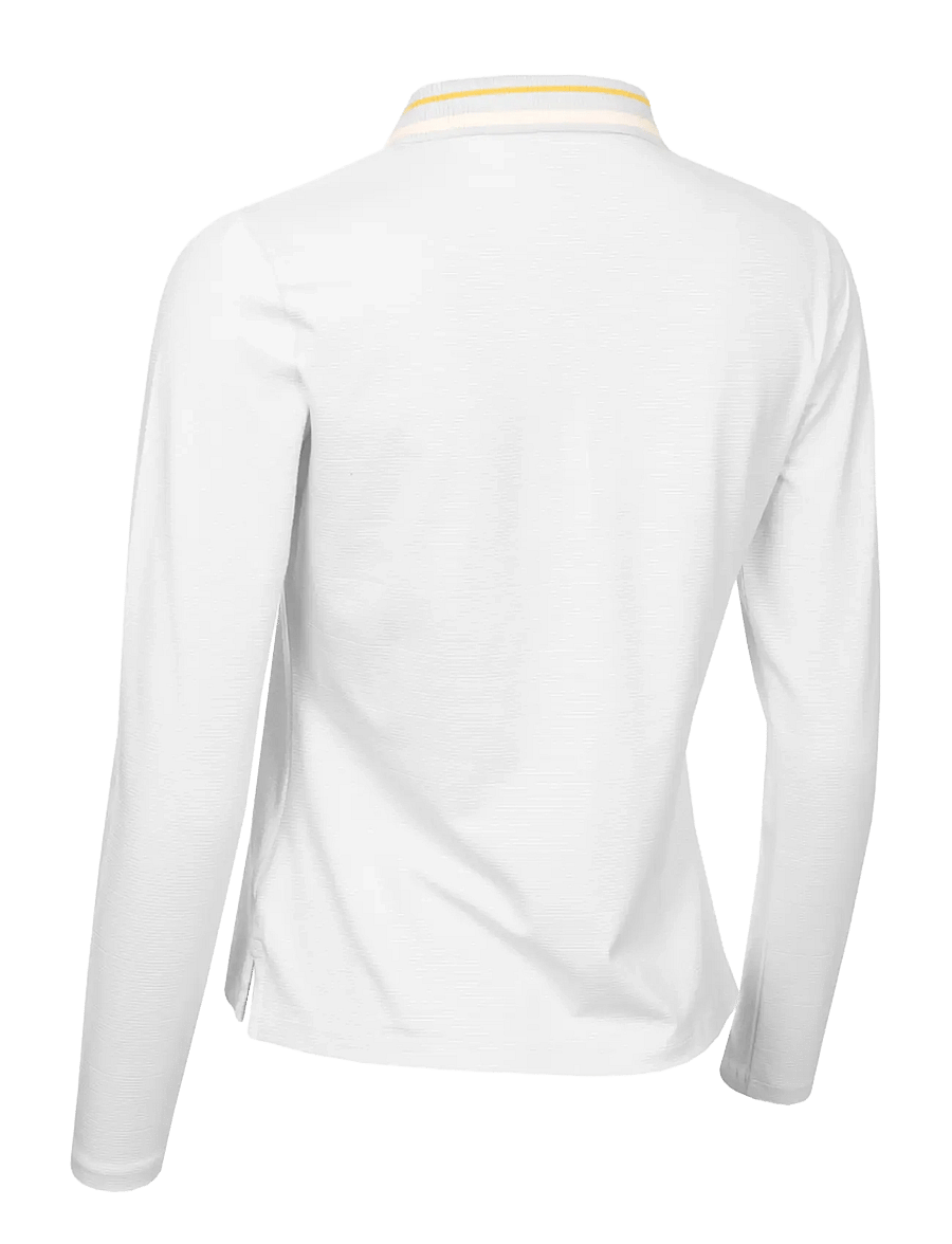 Calvin Klein Golf - ASTER MINI STRIPE L/S POLO - peb-gry - 2