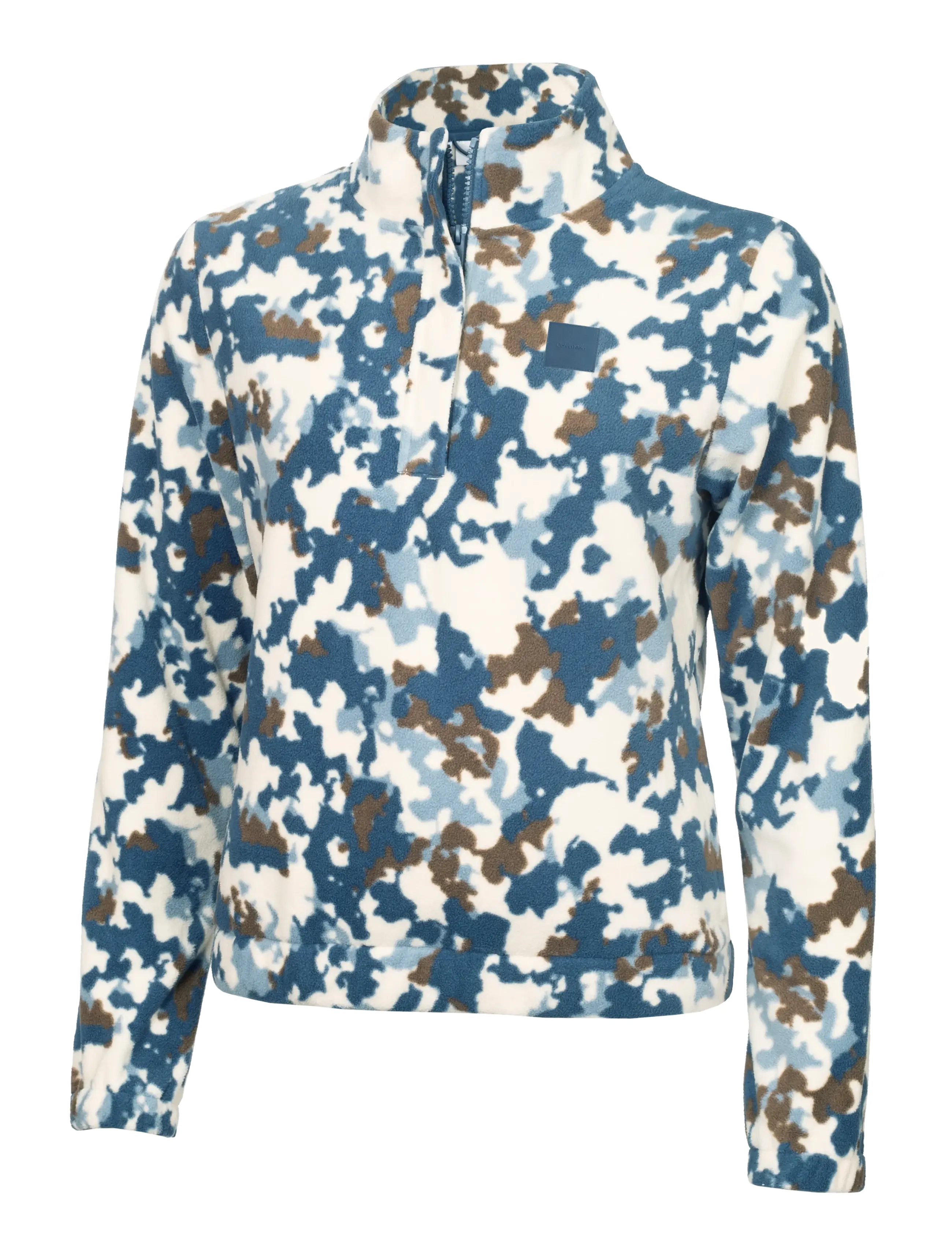 Calvin Klein Golf CELYN BLUR PRINT 1/2 ZIP FLEECE - New Arrivals - BRCM-DDM / cream