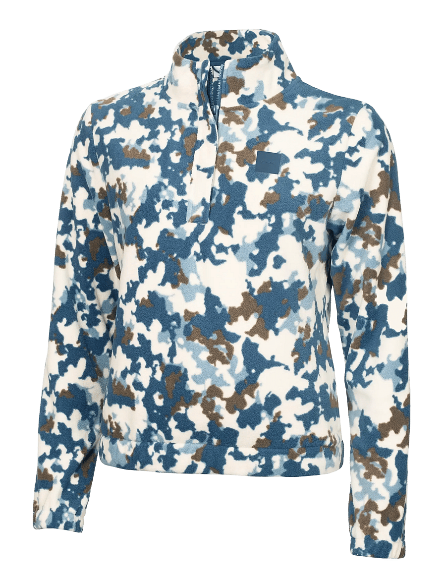 Calvin Klein Golf - CELYN BLUR PRINT 1/2 ZIP FLEECE - brcm-ddm - 1