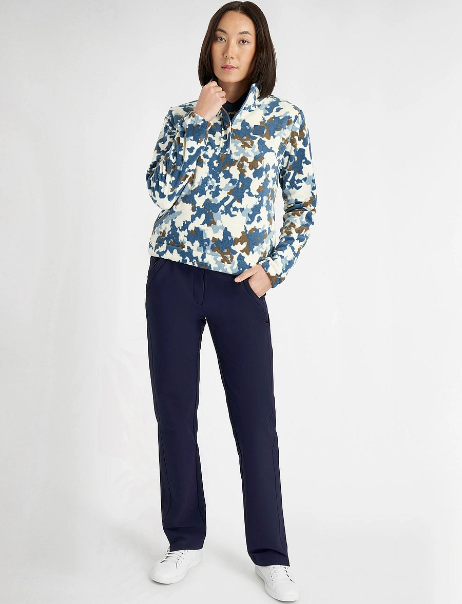 Calvin Klein Golf - CELYN BLUR PRINT 1/2 ZIP FLEECE - brcm-ddm - 4