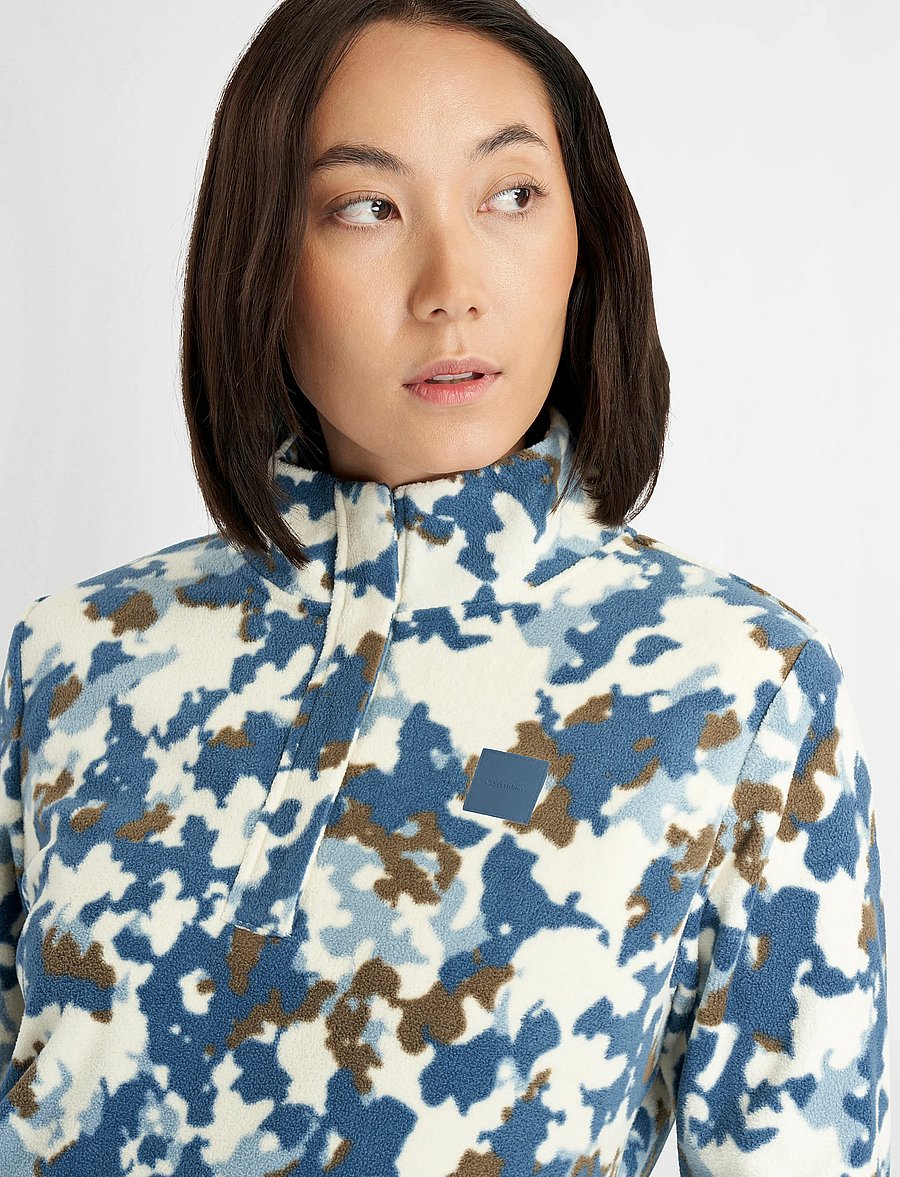 Calvin Klein Golf - CELYN BLUR PRINT 1/2 ZIP FLEECE - brcm-ddm - 5