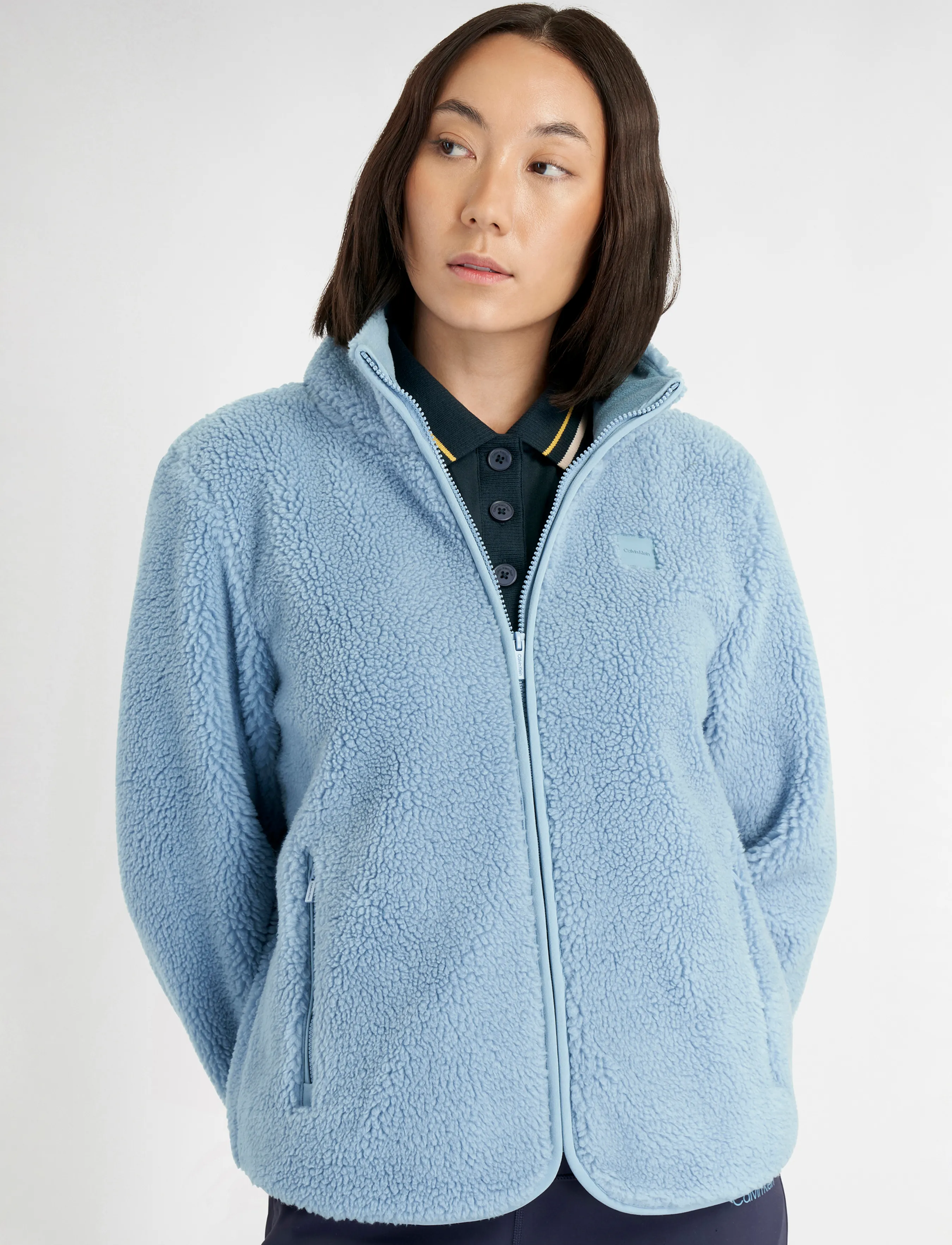 Calvin Klein Golf EIRA BONDED FLEECE JACKET - Calvin Klein Golf - GCLBLU / blue
