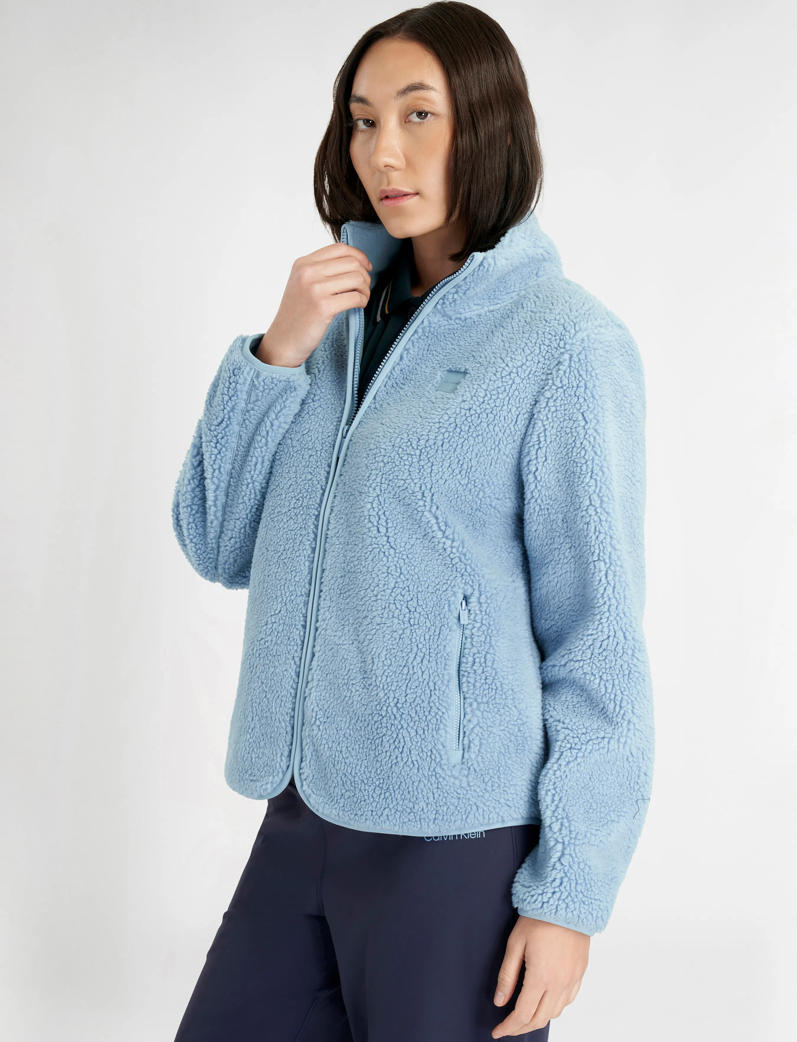 Calvin Klein Golf - EIRA BONDED FLEECE JACKET - tops - gclblu - 5