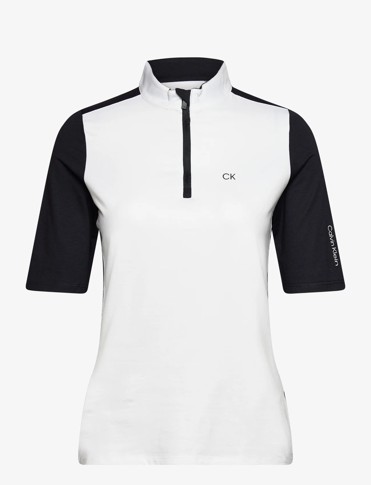 Calvin Klein Golf - BAILEY LANE POLO - toppe & t-shirts - white-navy - 0