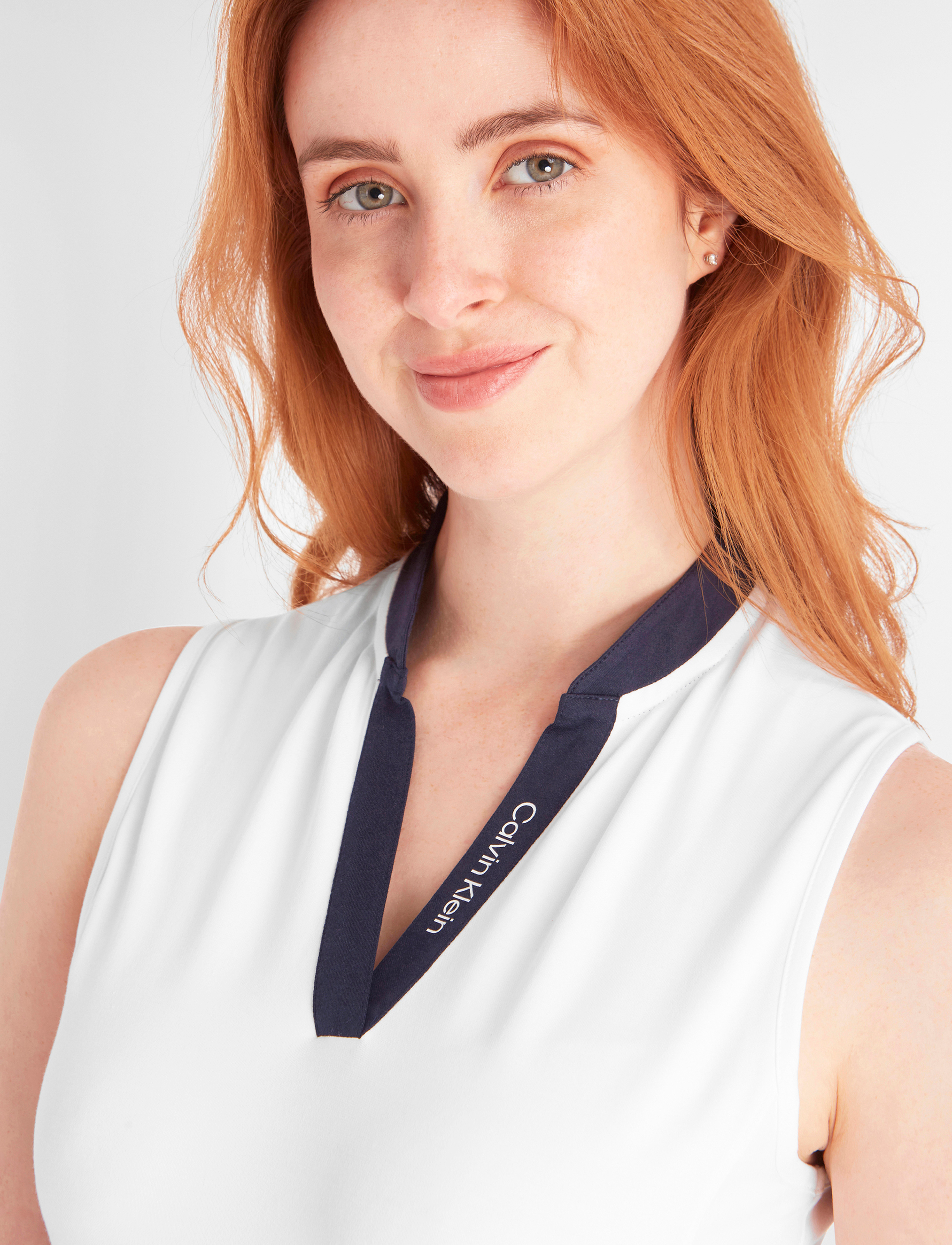 Calvin Klein Golf - DAYTON S/LESS POLO - white - 4