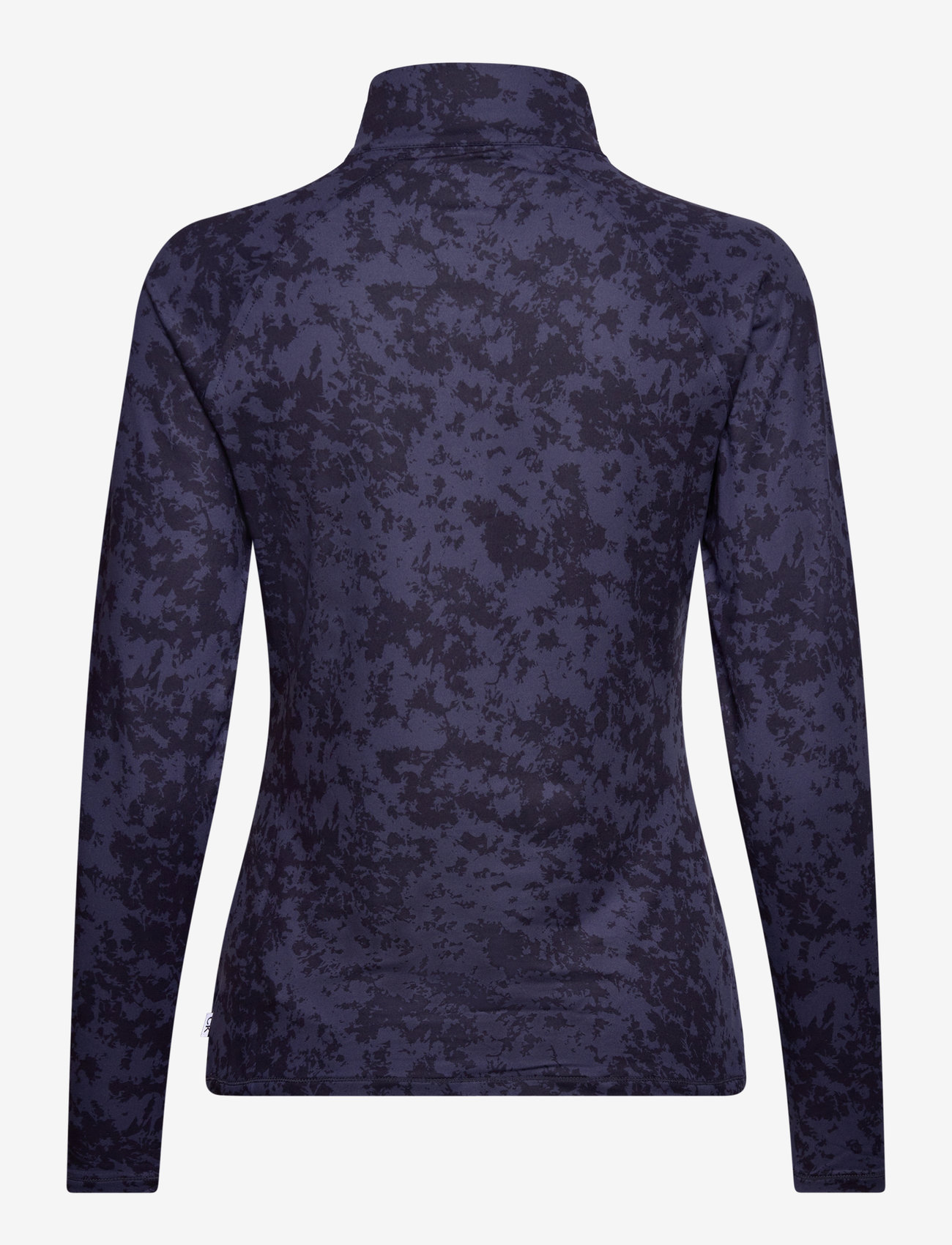 Calvin Klein Golf - CANVAS PRINT 1/2 ZIP TOP - navy tonal - 1