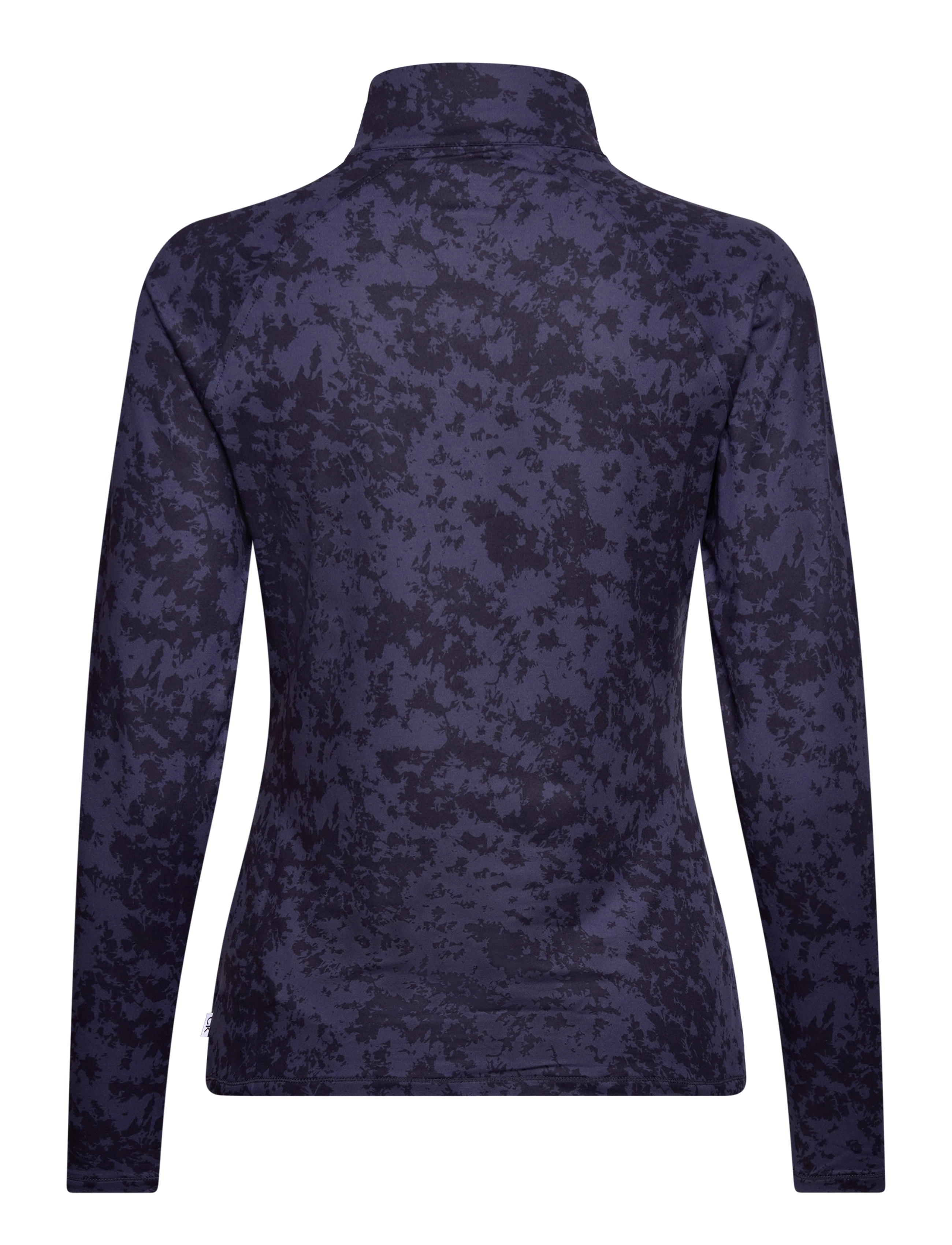 Calvin Klein Golf - CANVAS PRINT 1/2 ZIP TOP - navy tonal - 1