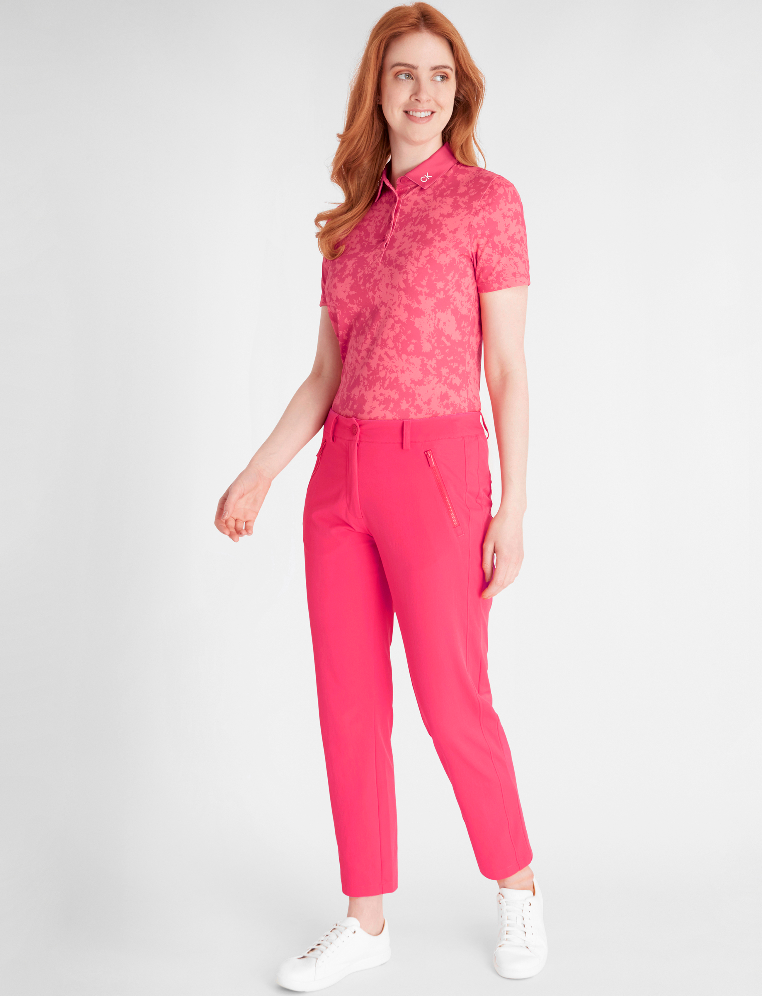 Calvin Klein Golf - STARLIGHT TROUSERS - sportinės kelnės - berry pink - 3