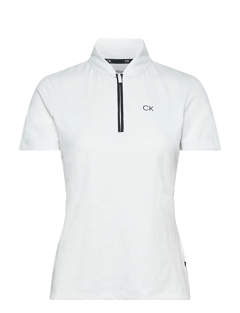 Calvin Klein Golf - TATTLER S/S SHIRT - alussärgid ja t-särgid - white - 1