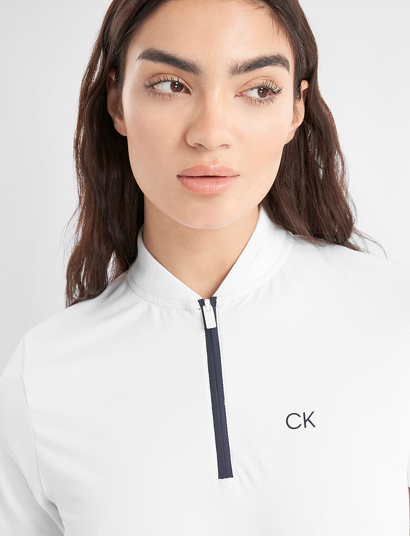 Calvin Klein Golf - TATTLER S/S SHIRT - alussärgid ja t-särgid - white - 4
