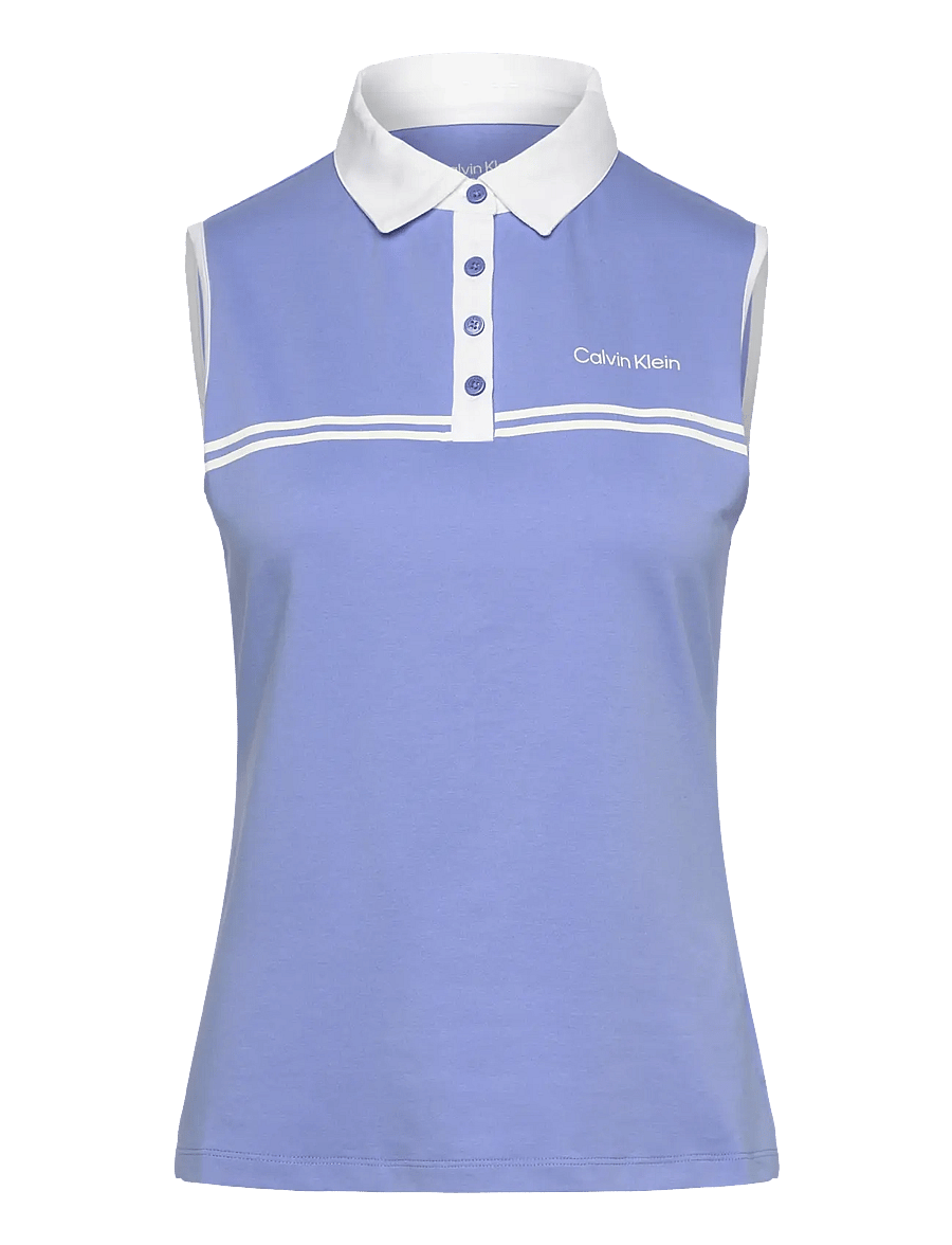 Calvin Klein Golf - BELLEVUE S/LESS POLO - tank tops - cornflower blue - 1