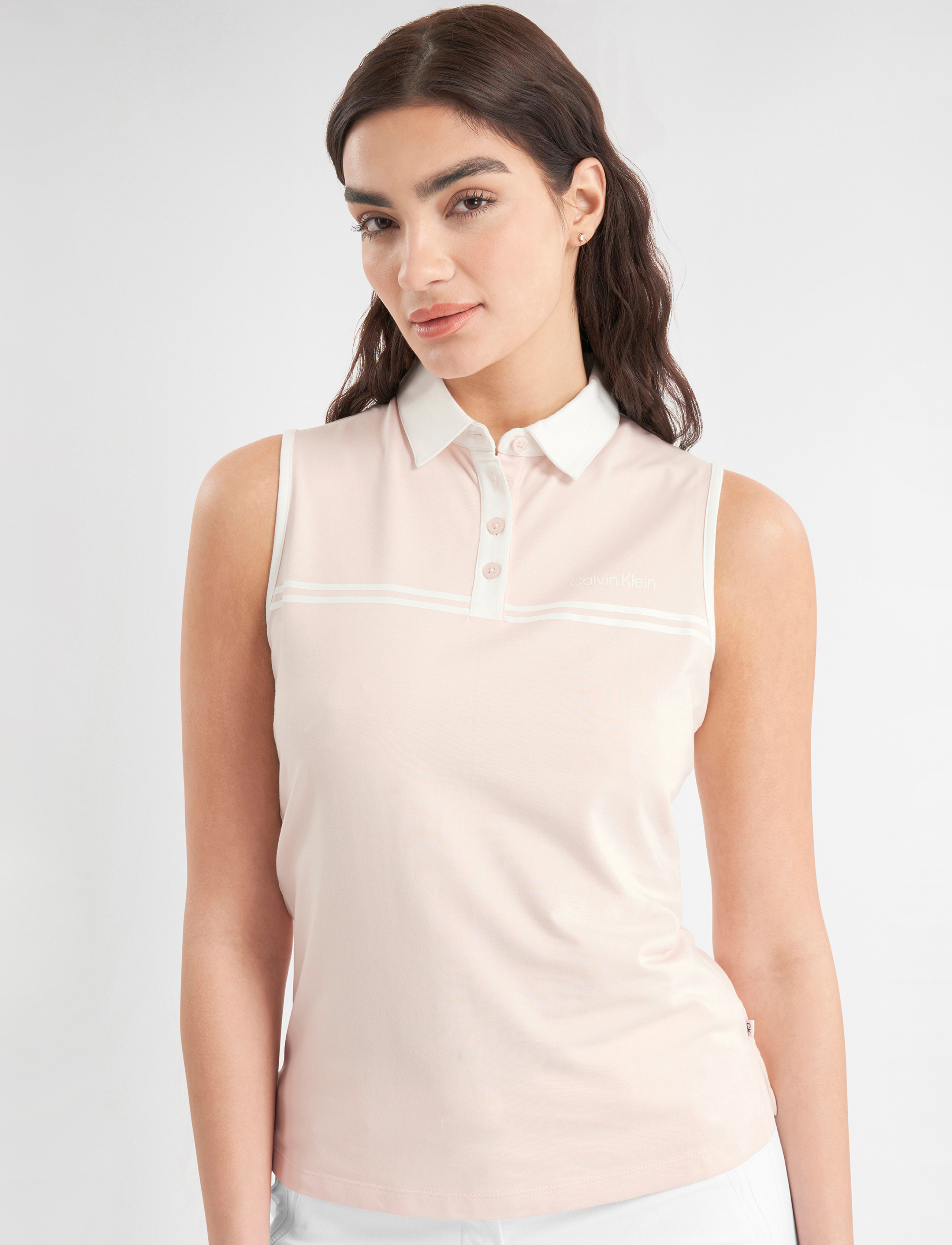 Calvin Klein Golf - BELLEVUE S/LESS POLO - tank tops - shell pink - 5