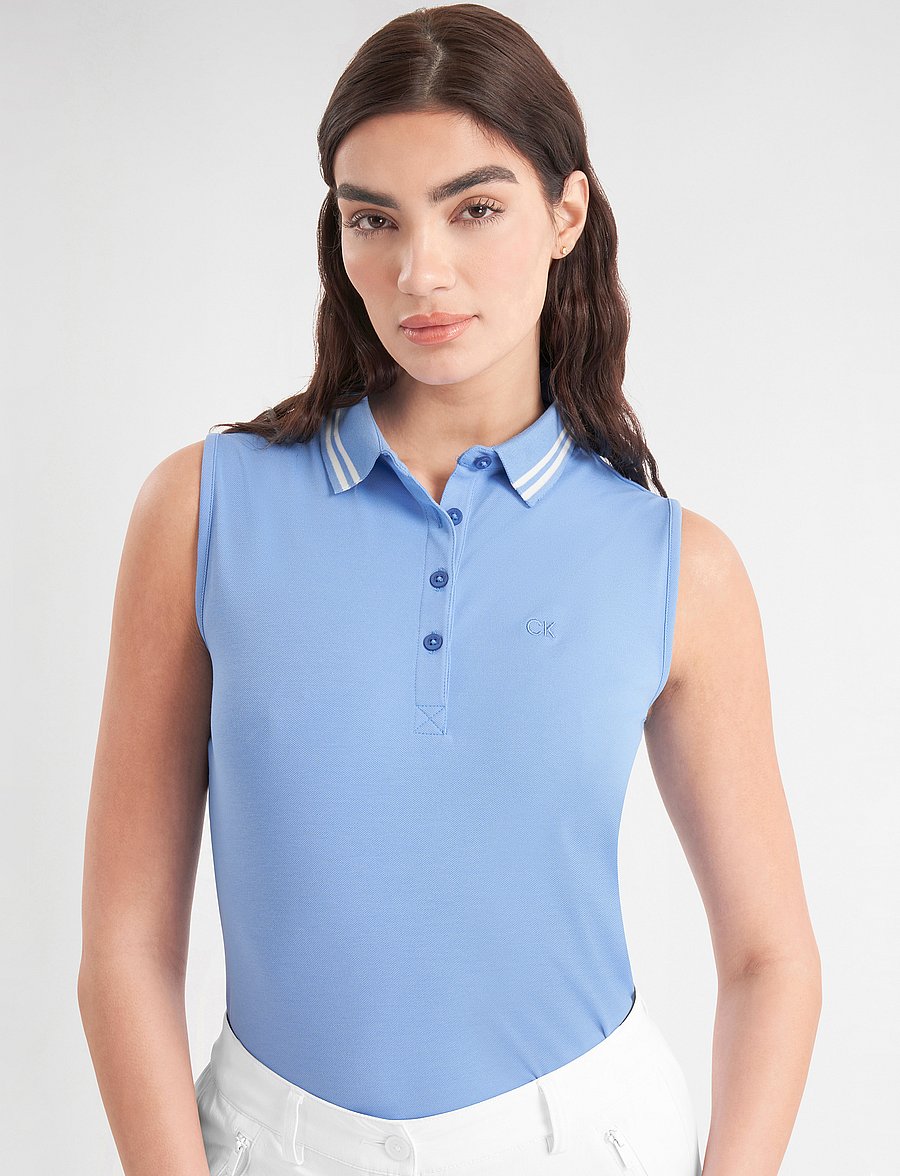 Calvin Klein Golf - BRIGHTMEADOW S/LESS POLO - cornflower blue - 0