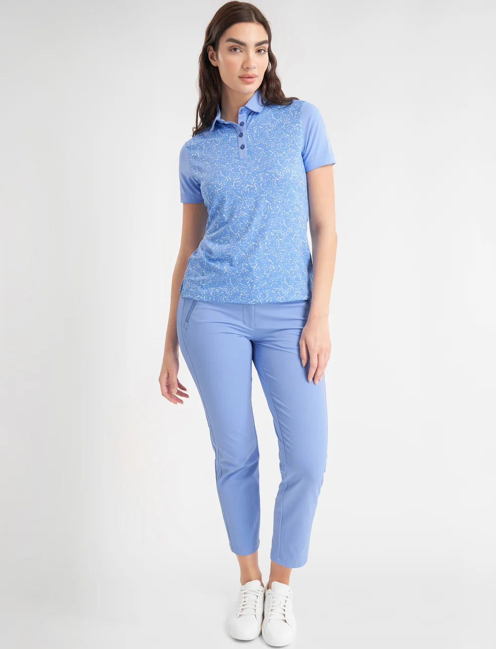 Calvin Klein Golf - HARMONY PRINTED S/S SHIRT - topi un t-krekli - cornflower blue - 3
