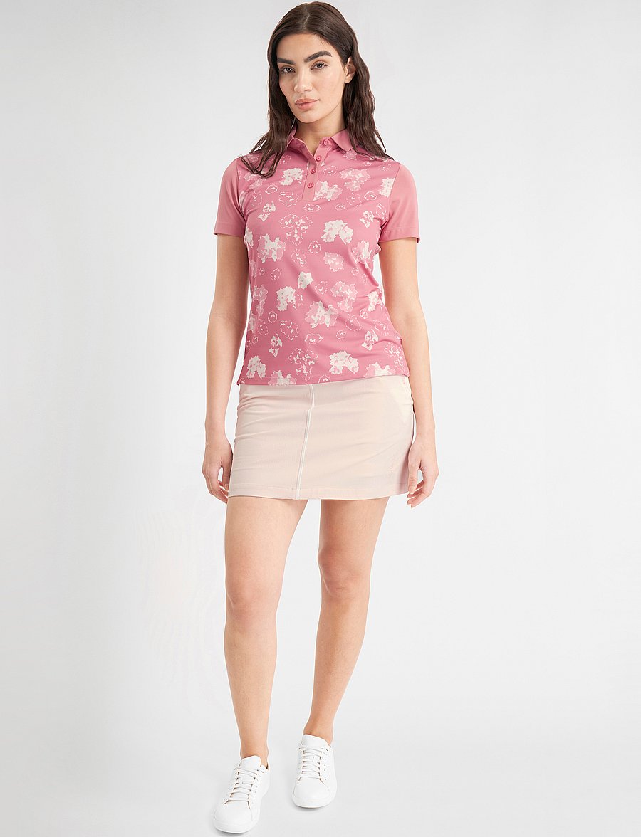 Calvin Klein Golf - HARMONY PRINTED S/S SHIRT - toppar & t-shirts - powder pink - 3