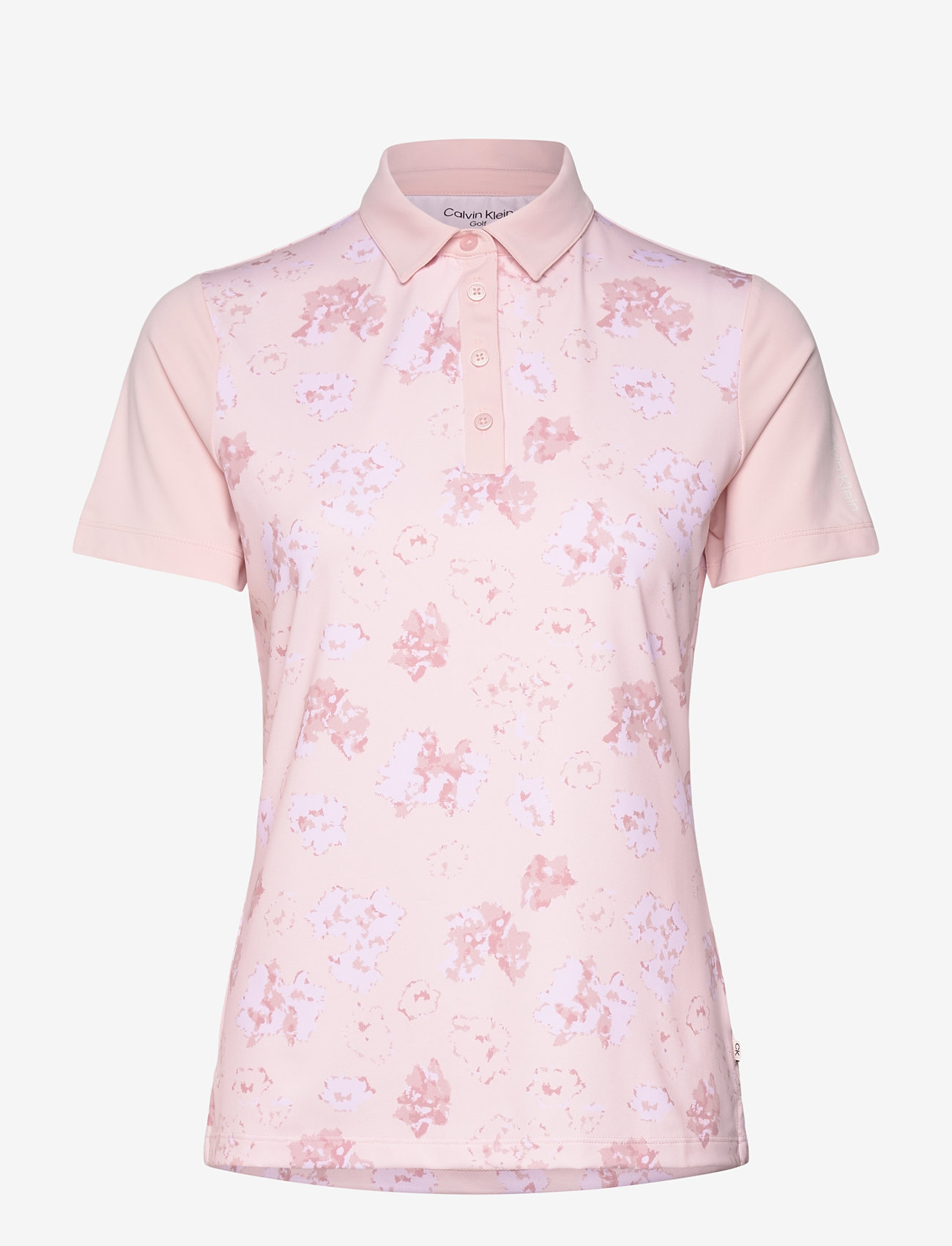 Calvin Klein Golf - HARMONY PRINTED S/S SHIRT - toppe & t-shirts - shell pink - 1