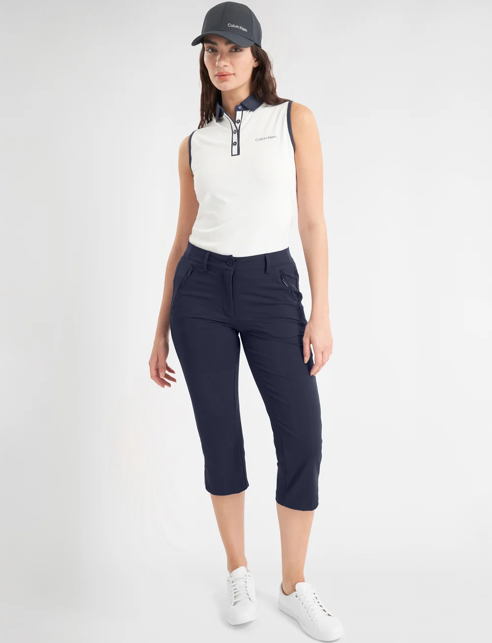 Calvin Klein Golf - ISABEL CAPRI TROUSER - golfhosen - navy - 3