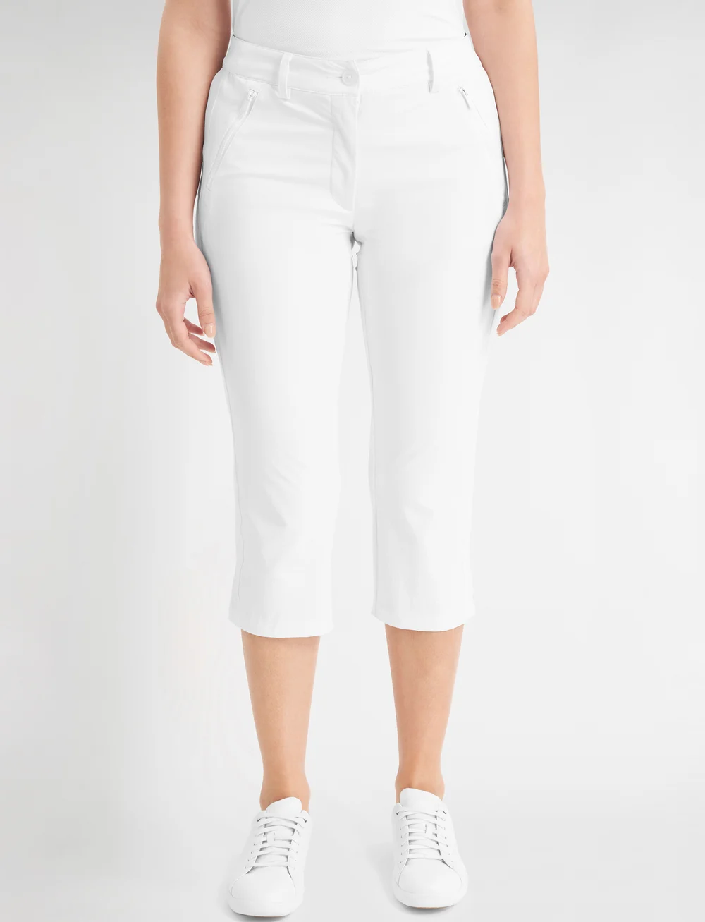 Calvin Klein Golf - ISABEL CAPRI TROUSER - golfhosen - white - 0