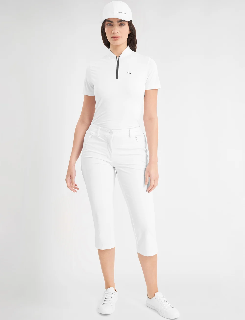 Calvin Klein Golf - ISABEL CAPRI TROUSER - golfhosen - white - 3