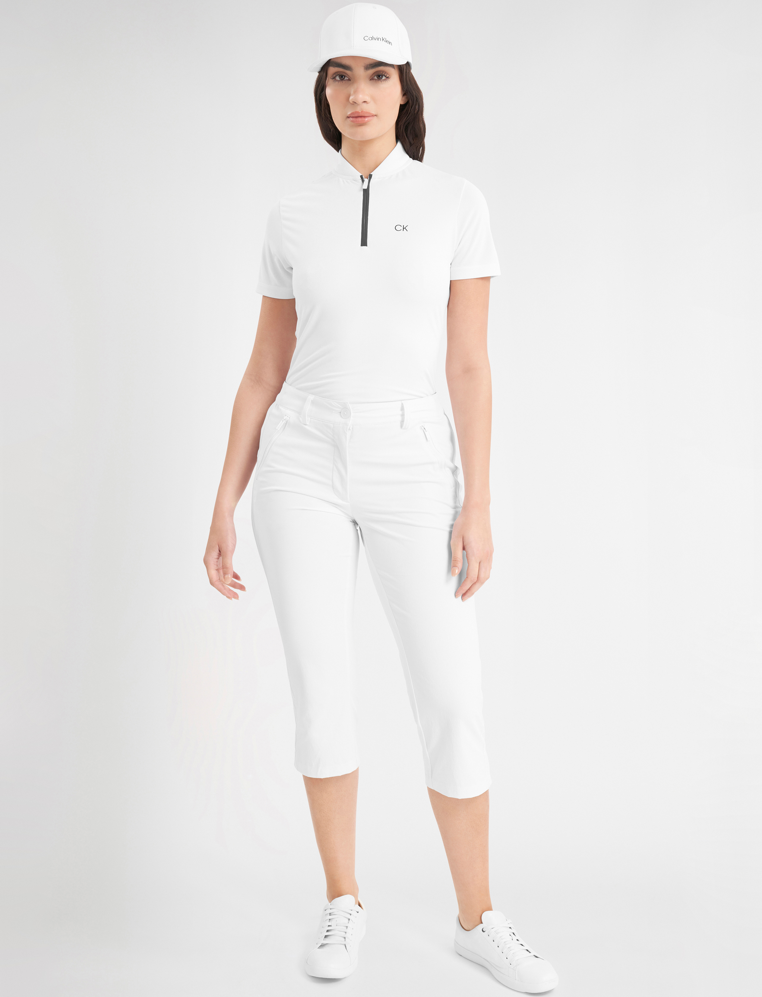 Calvin Klein Golf - ISABEL CAPRI TROUSER - golf pants - white - 3
