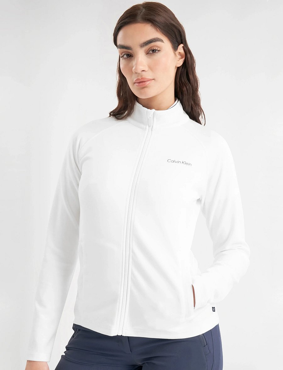 Calvin Klein Golf - BLANCO FULL ZIP TOP - golf jassen - white - 0