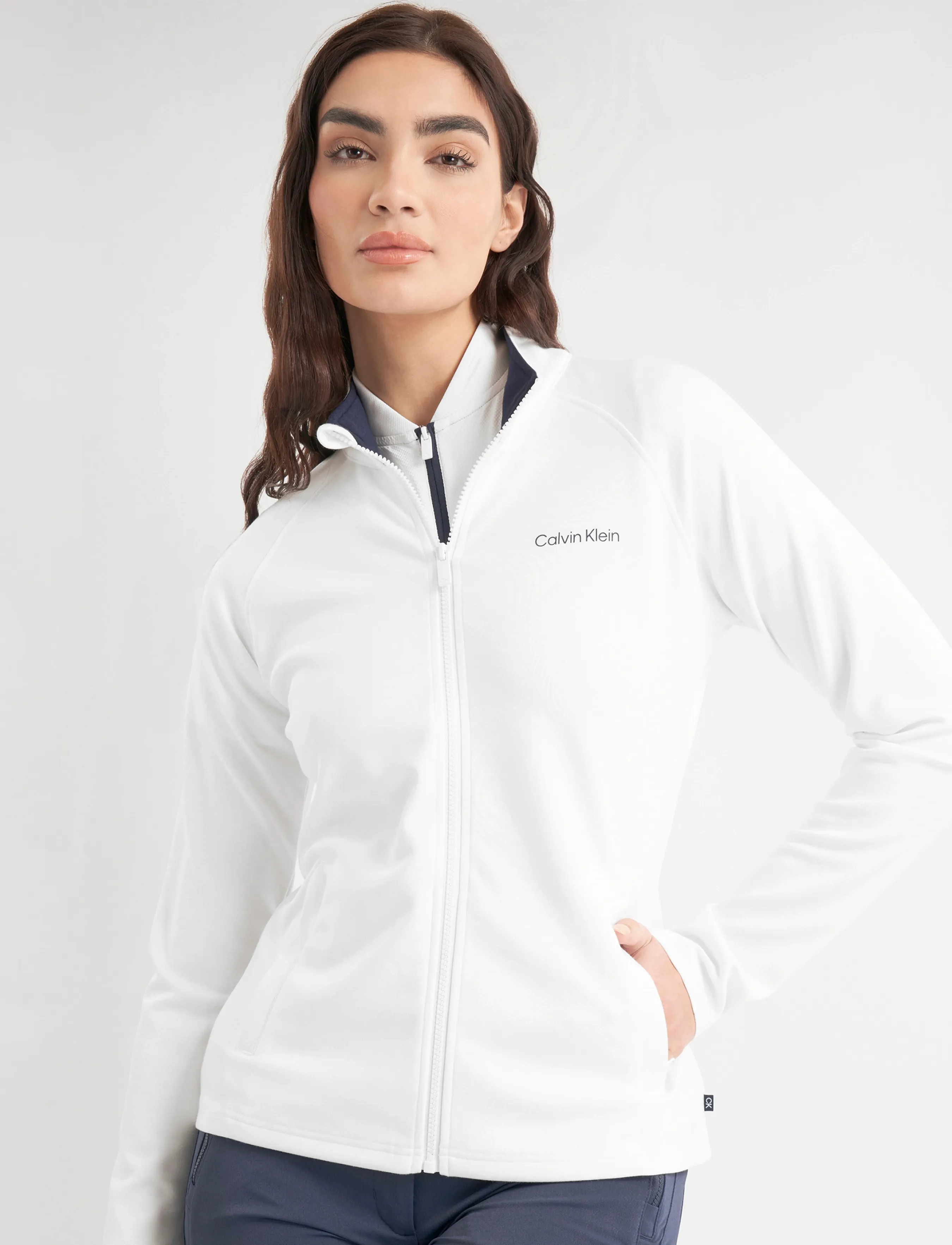 Calvin Klein Golf - BLANCO FULL ZIP TOP - golfjackor - white - 5