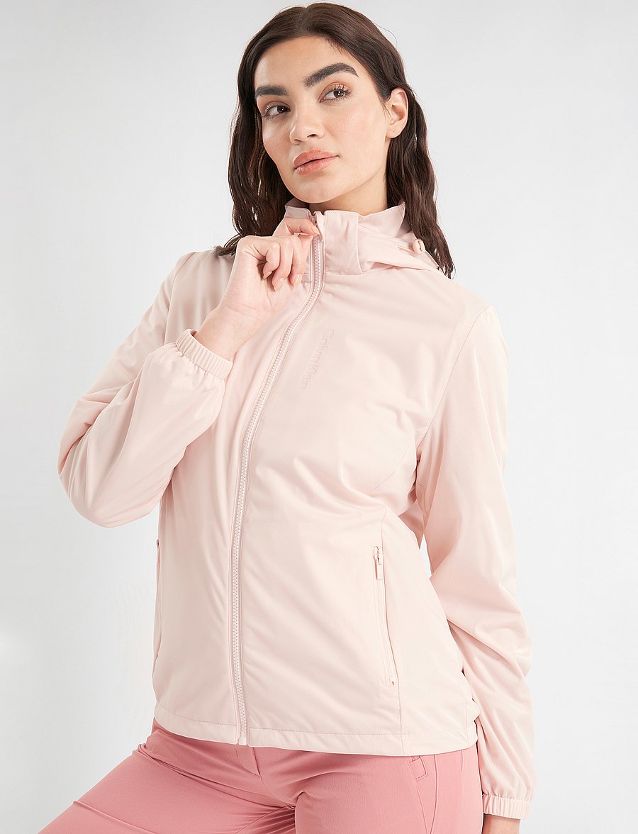 Calvin Klein Golf - OSO HOODED WINDBREAKER - golf-jacken - shell pink - 0
