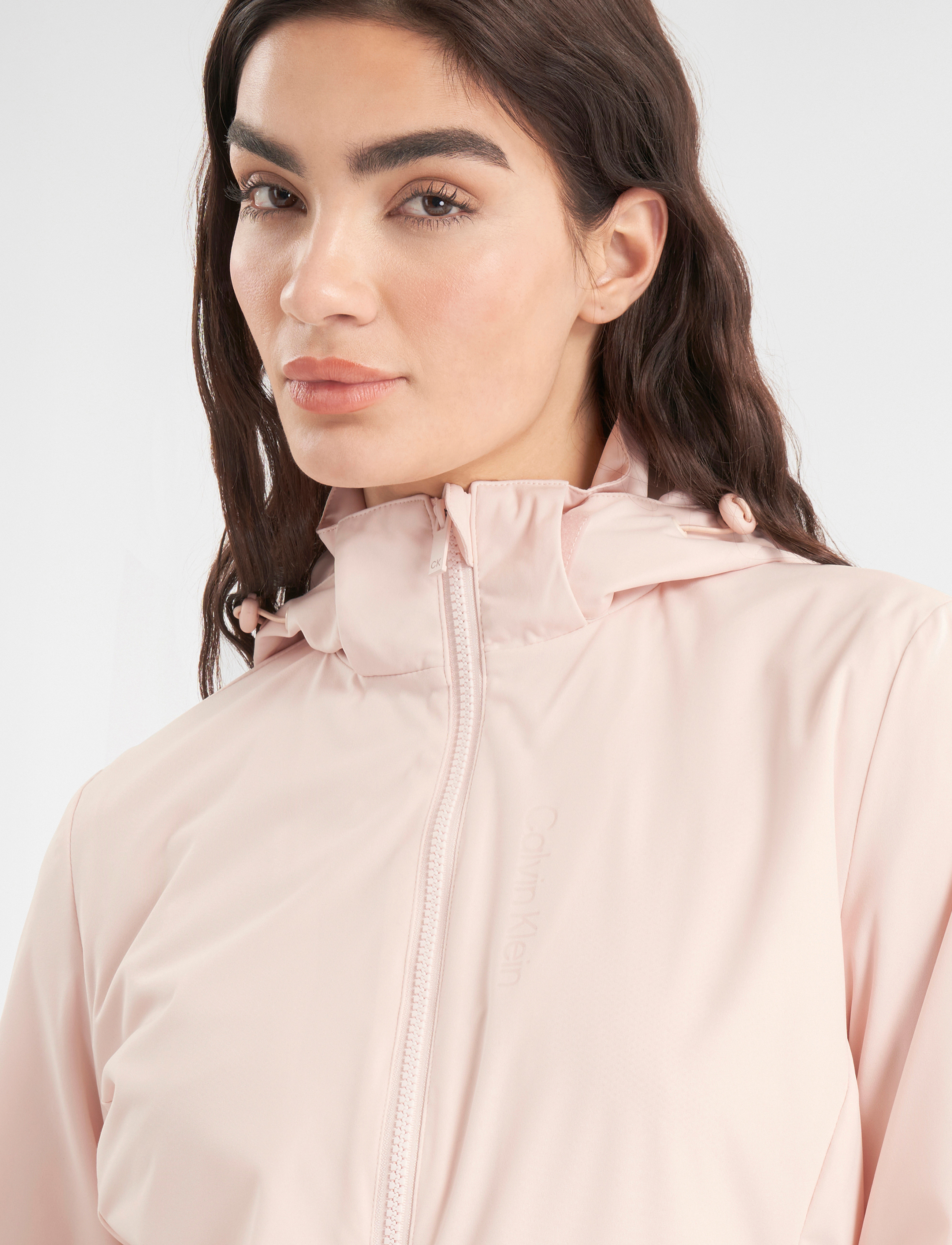 Calvin Klein Golf - OSO HOODED WINDBREAKER - golfjakker - shell pink - 4