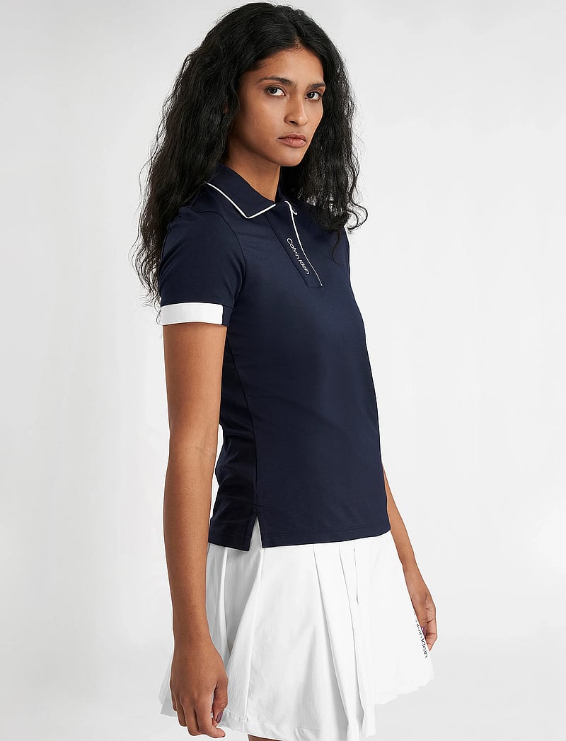 Calvin Klein Golf - DESTIN S/S POLO - oberteile & t-shirts - navy - 5
