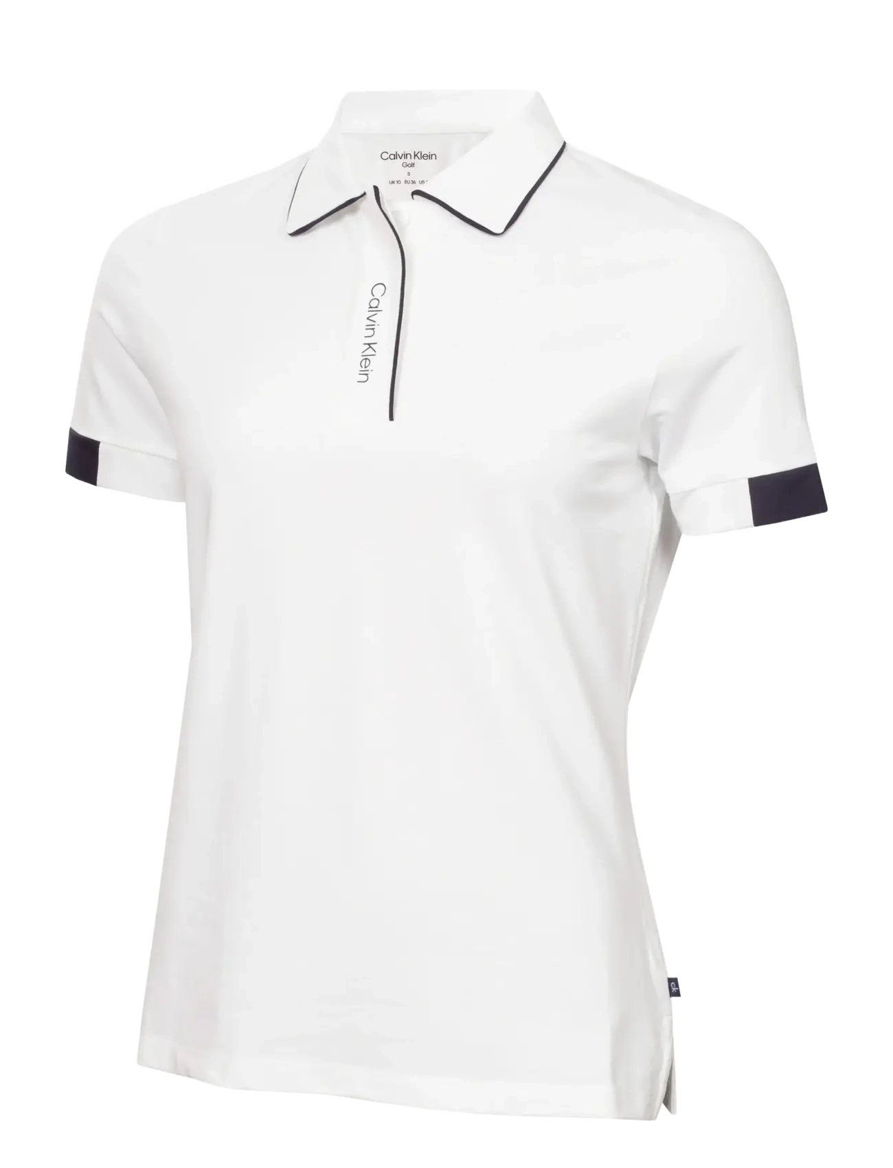 CALVIN KLEIN GOLF Destin S/S Polo Weiß - 16 - Damen