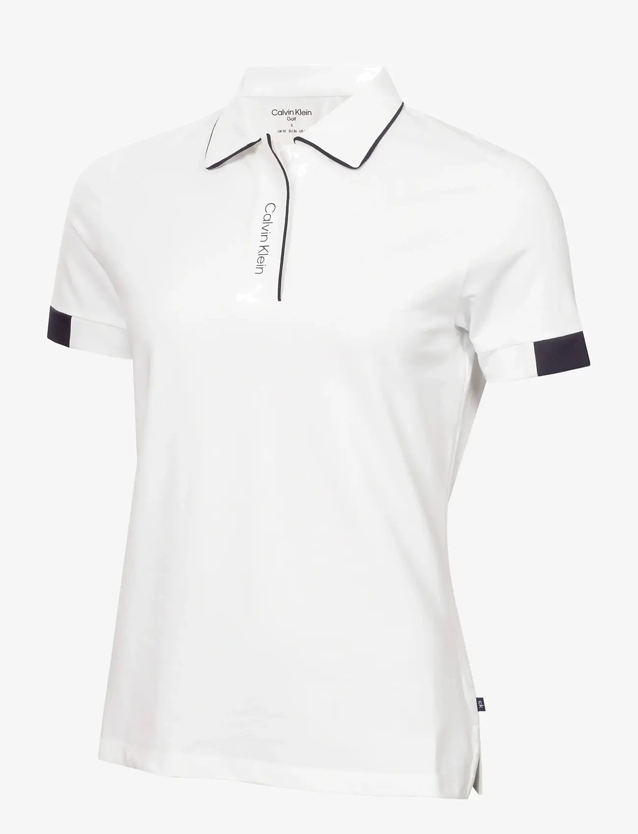 Calvin Klein Golf - DESTIN S/S POLO - oberteile & t-shirts - white - 1