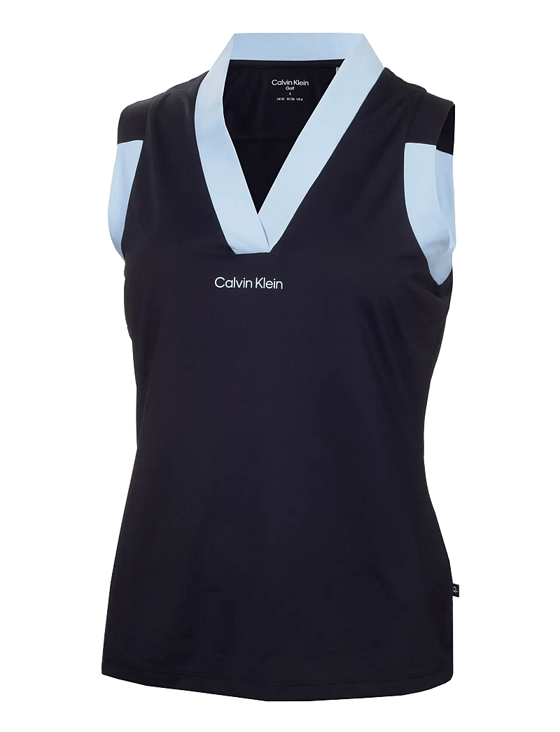 Calvin Klein Golf - JUNO JERSEY S/LESS POLO - koszulki polo - navy - 1