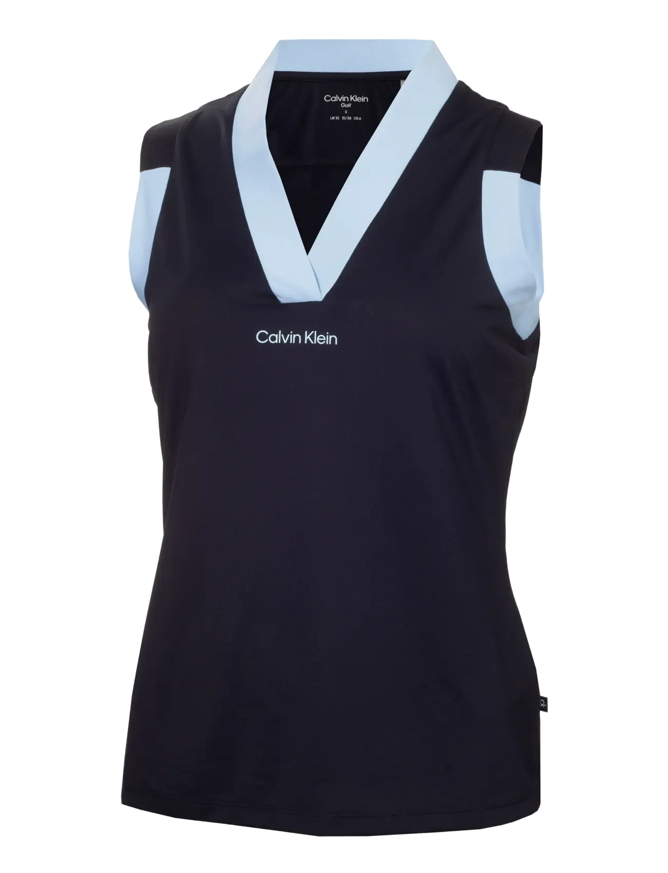 Calvin Klein Golf JUNO JERSEY S/LESS POLO - Kleidung - NAVY / navy