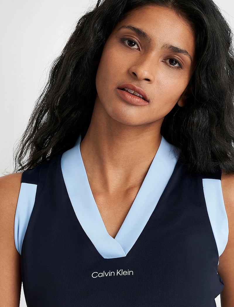 Calvin Klein Golf - JUNO JERSEY S/LESS POLO - koszulki polo - navy - 4