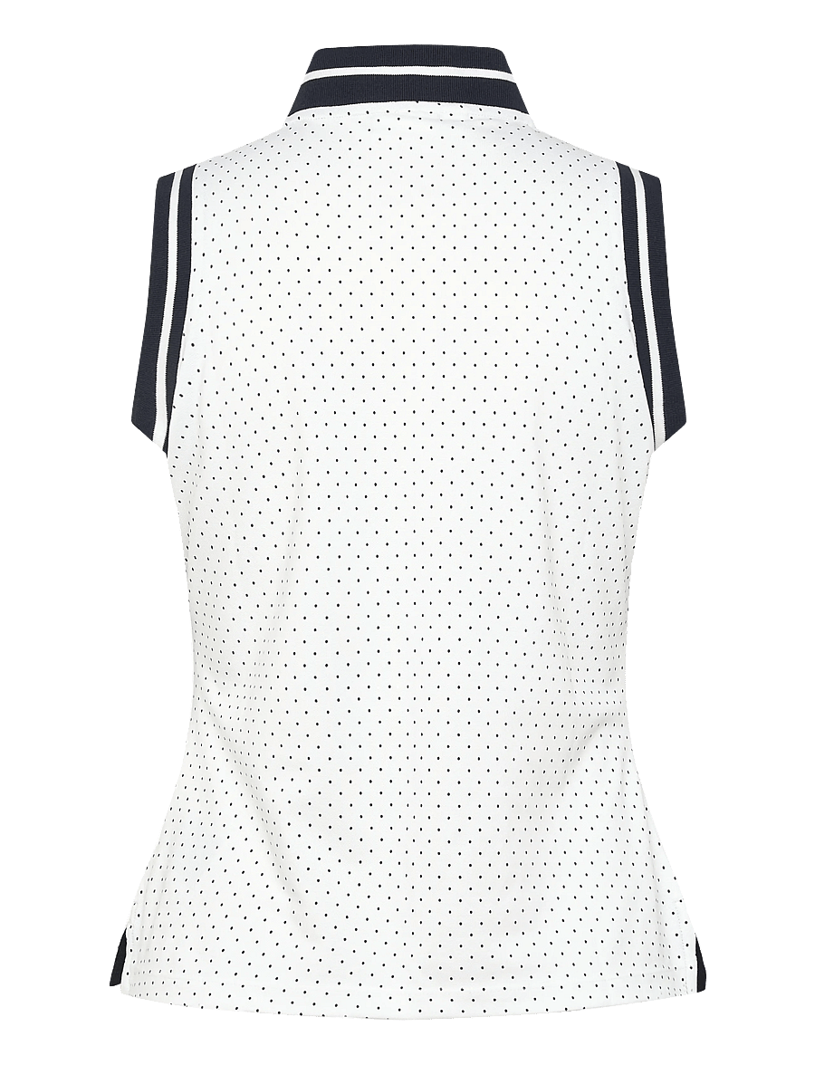 Calvin Klein Golf - CAMILLA PRINTED S/LESS POLO - alussärgid ja t-särgid - white - 1