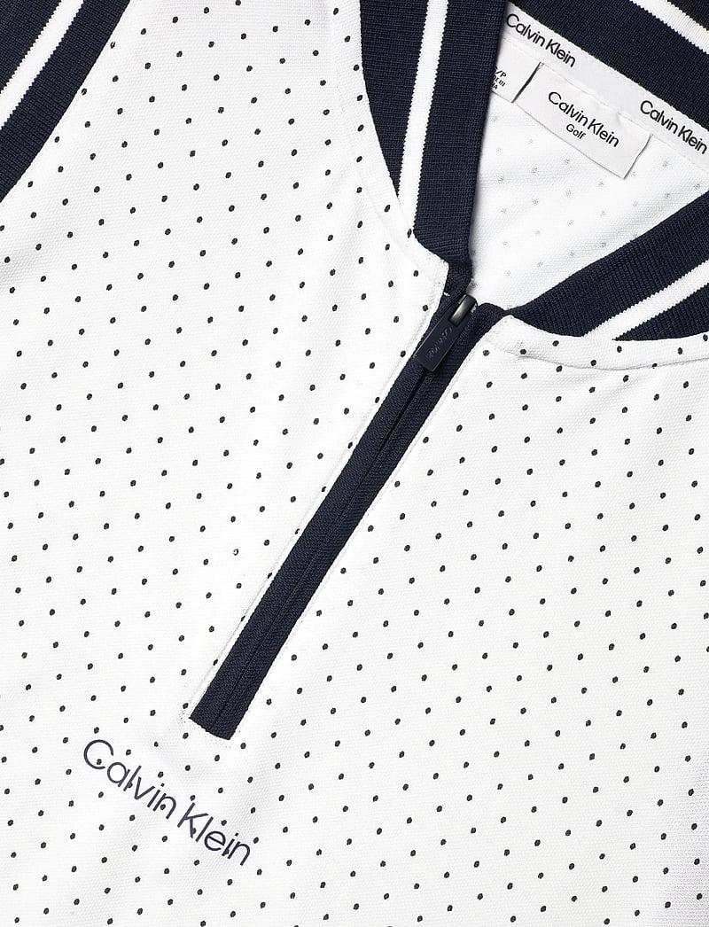Calvin Klein Golf - CAMILLA PRINTED S/LESS POLO - oberteile & t-shirts - white - 2