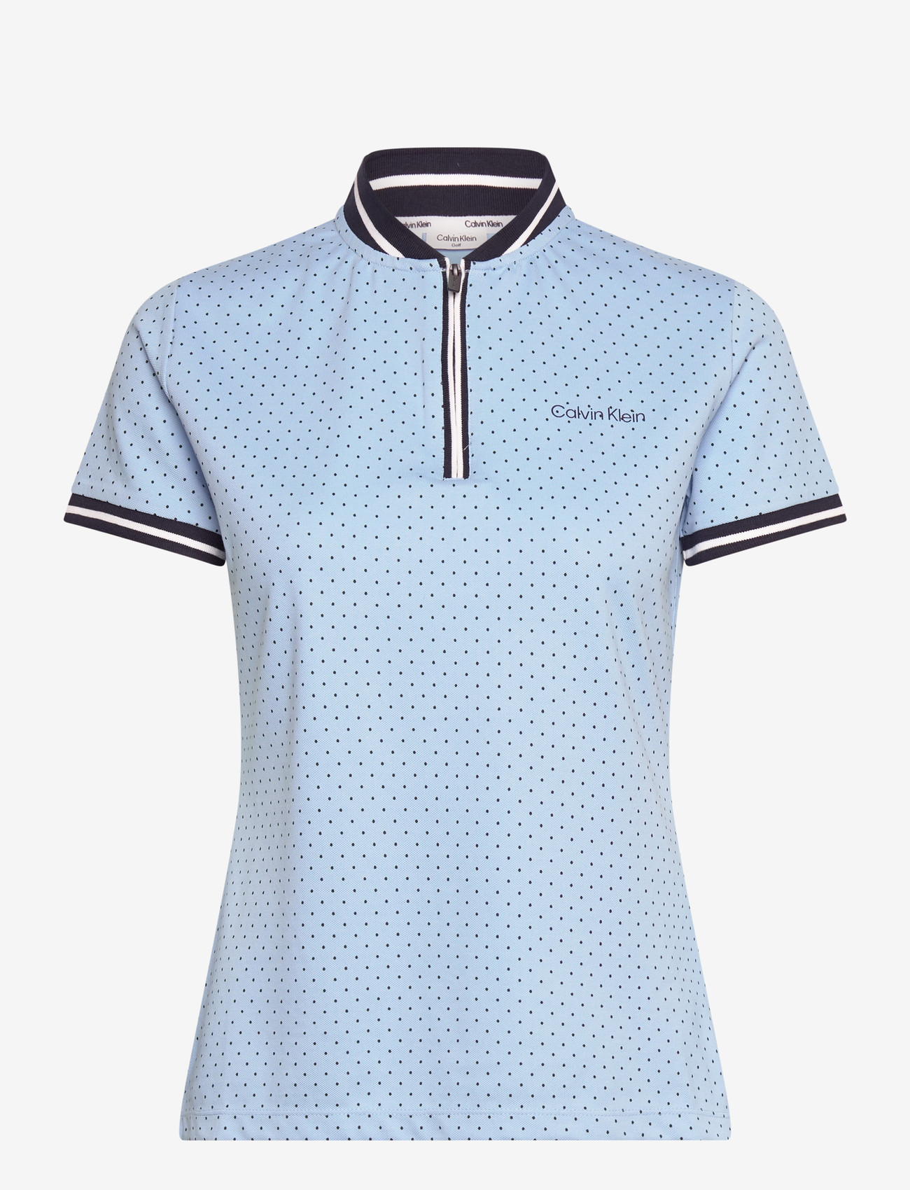 Calvin Klein Golf - CAMILLA PRINTED S/S POLO - alussärgid ja t-särgid - bluebell - 0