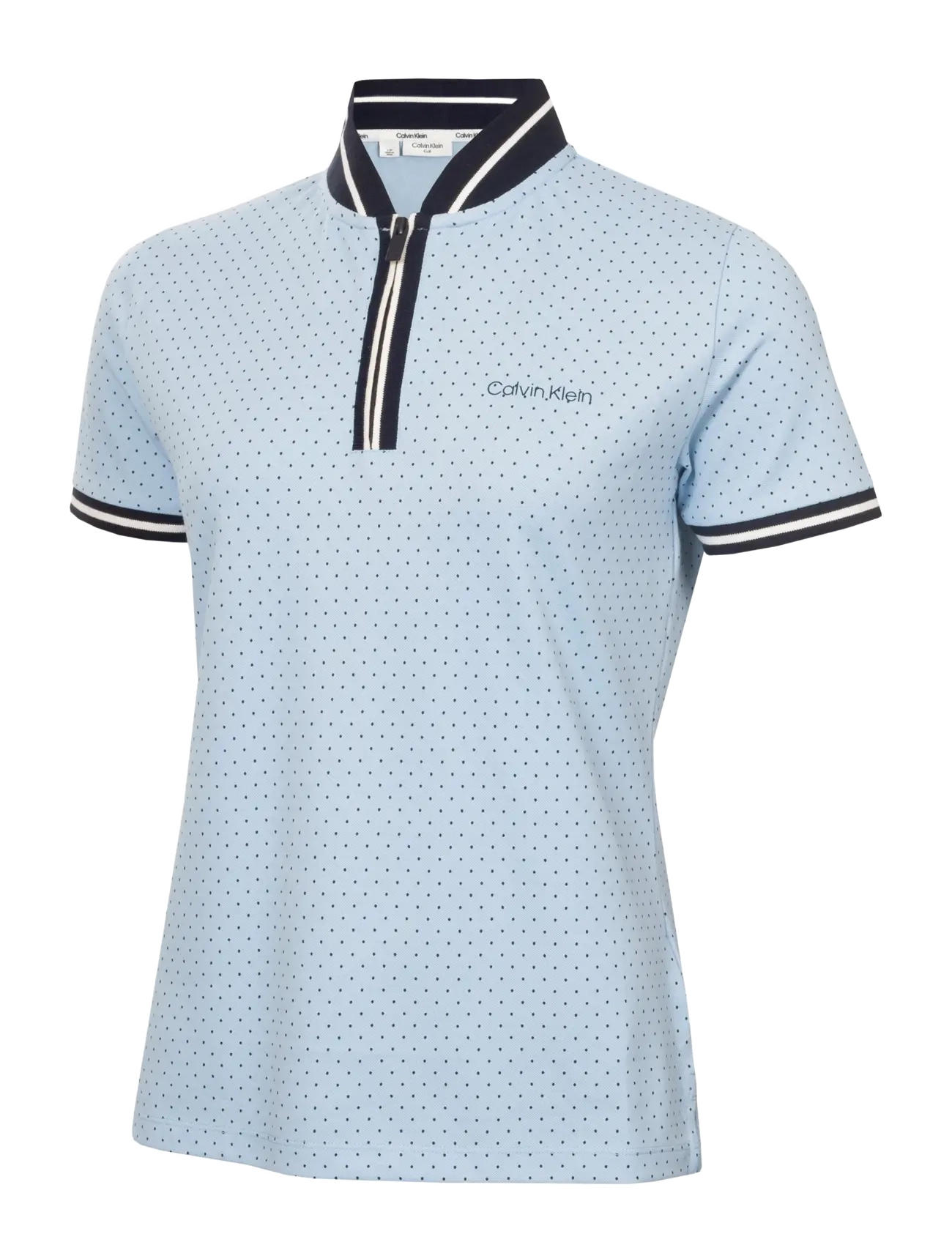 Calvin Klein Golf CAMILLA PRINTED S/S POLO - Uutuudet - BLUEBELL / blue