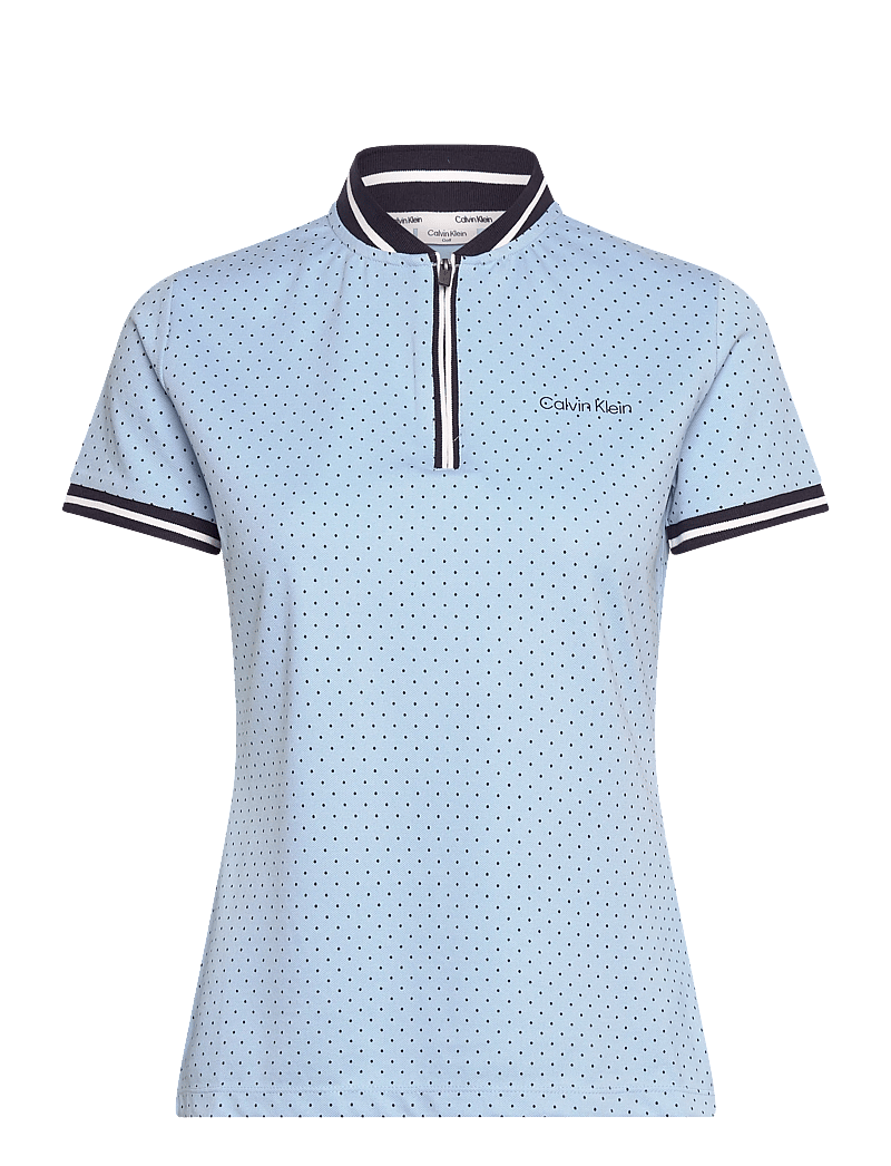Calvin Klein Golf - CAMILLA PRINTED S/S POLO - alussärgid ja t-särgid - bluebell - 0
